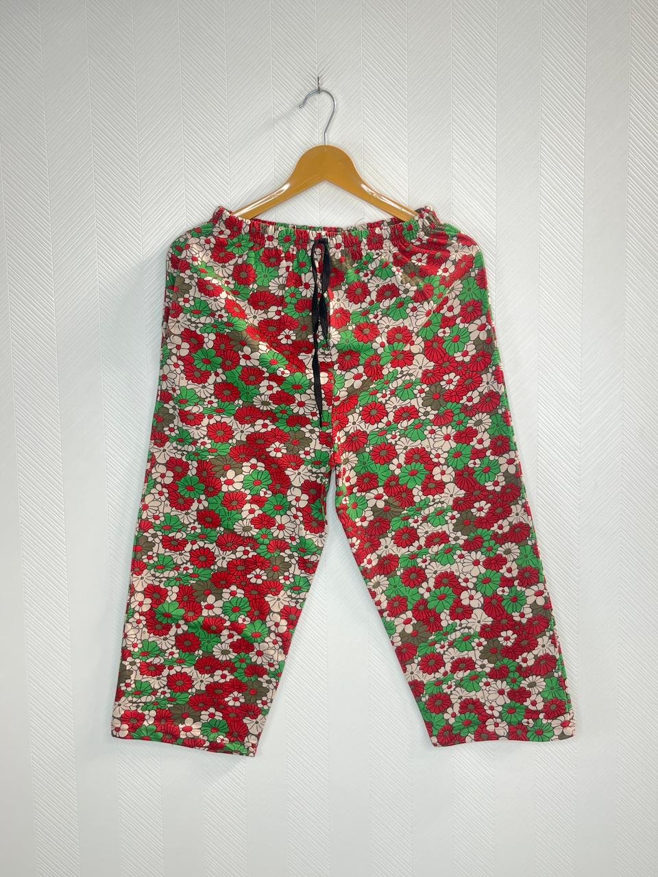 Red Meadow Floral 3/4th Pants