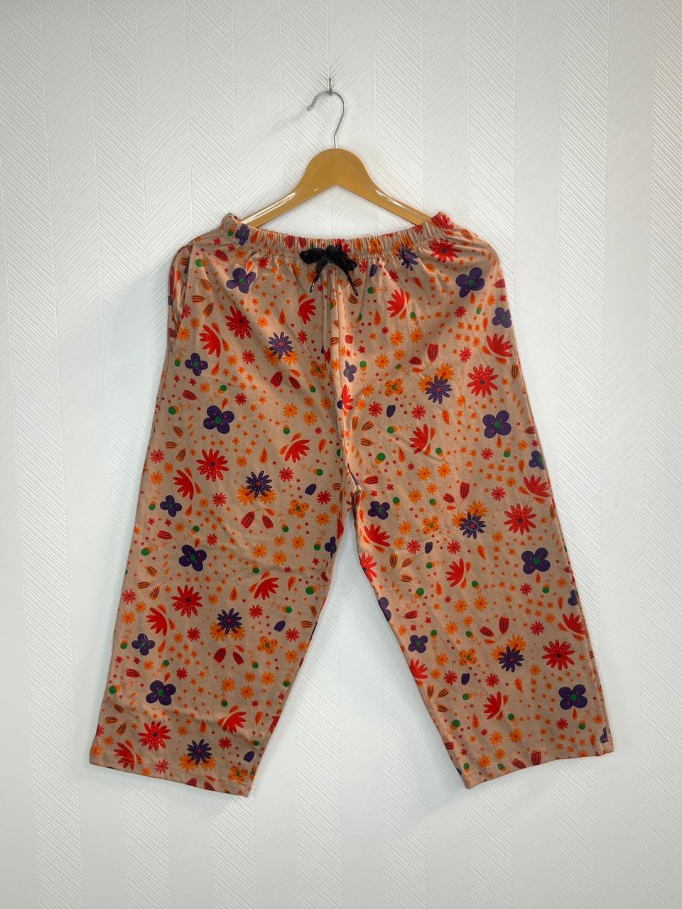 Peach Garden Bloom 3/4th Pants