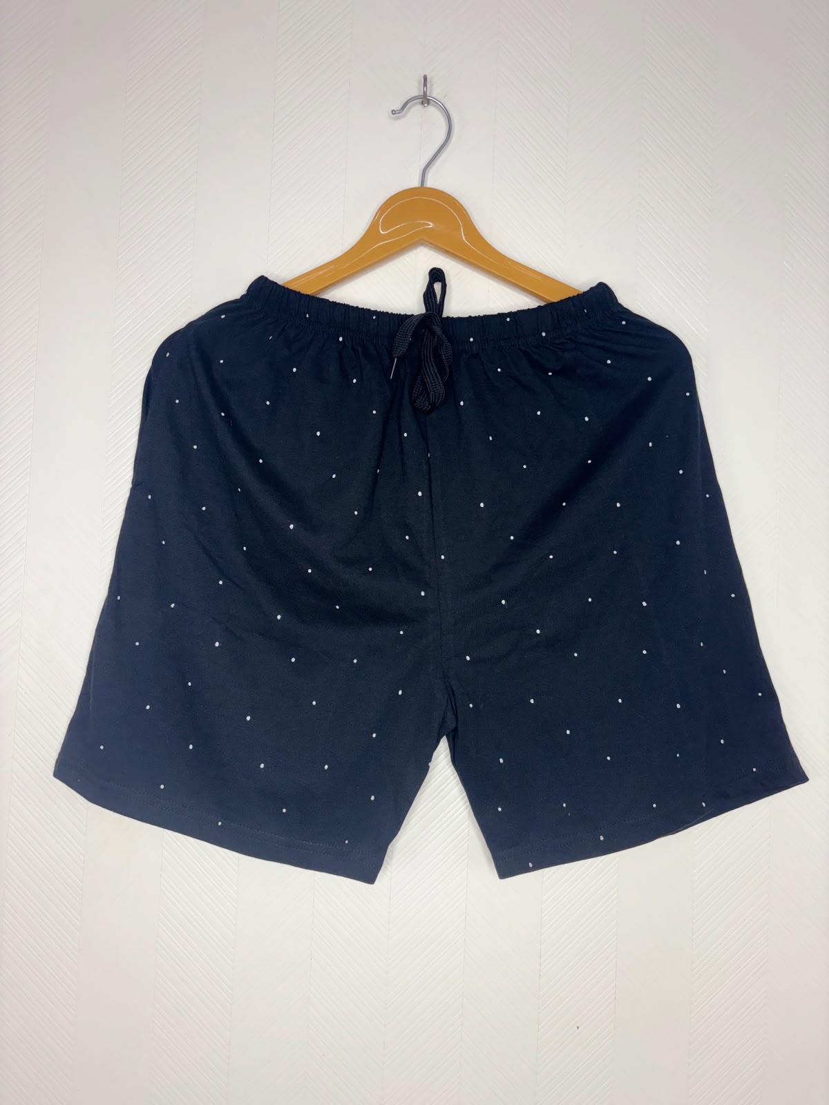 Black Micro Dot Women's Shorts