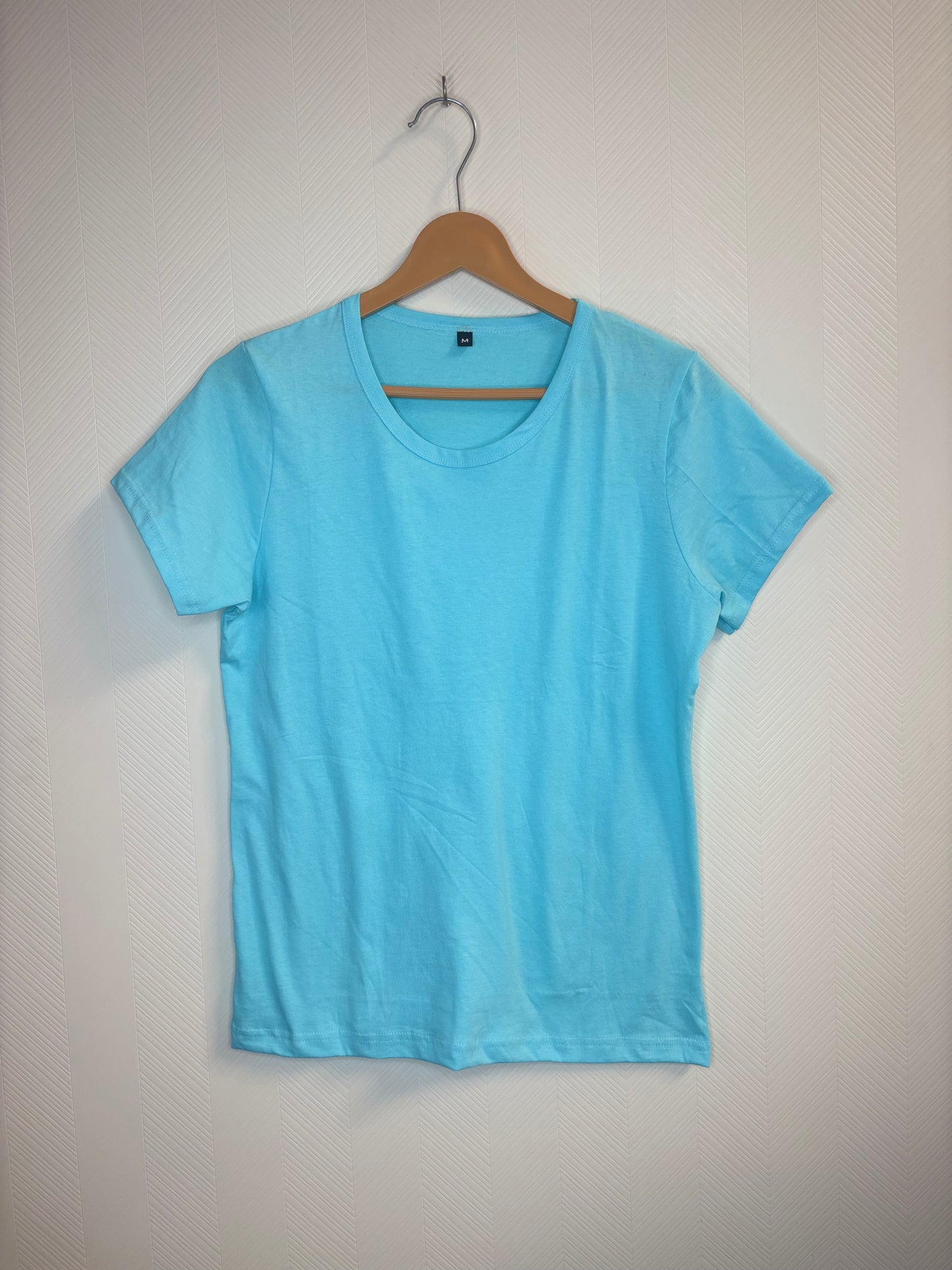 Sky Blue Solid Women's T-Shirt