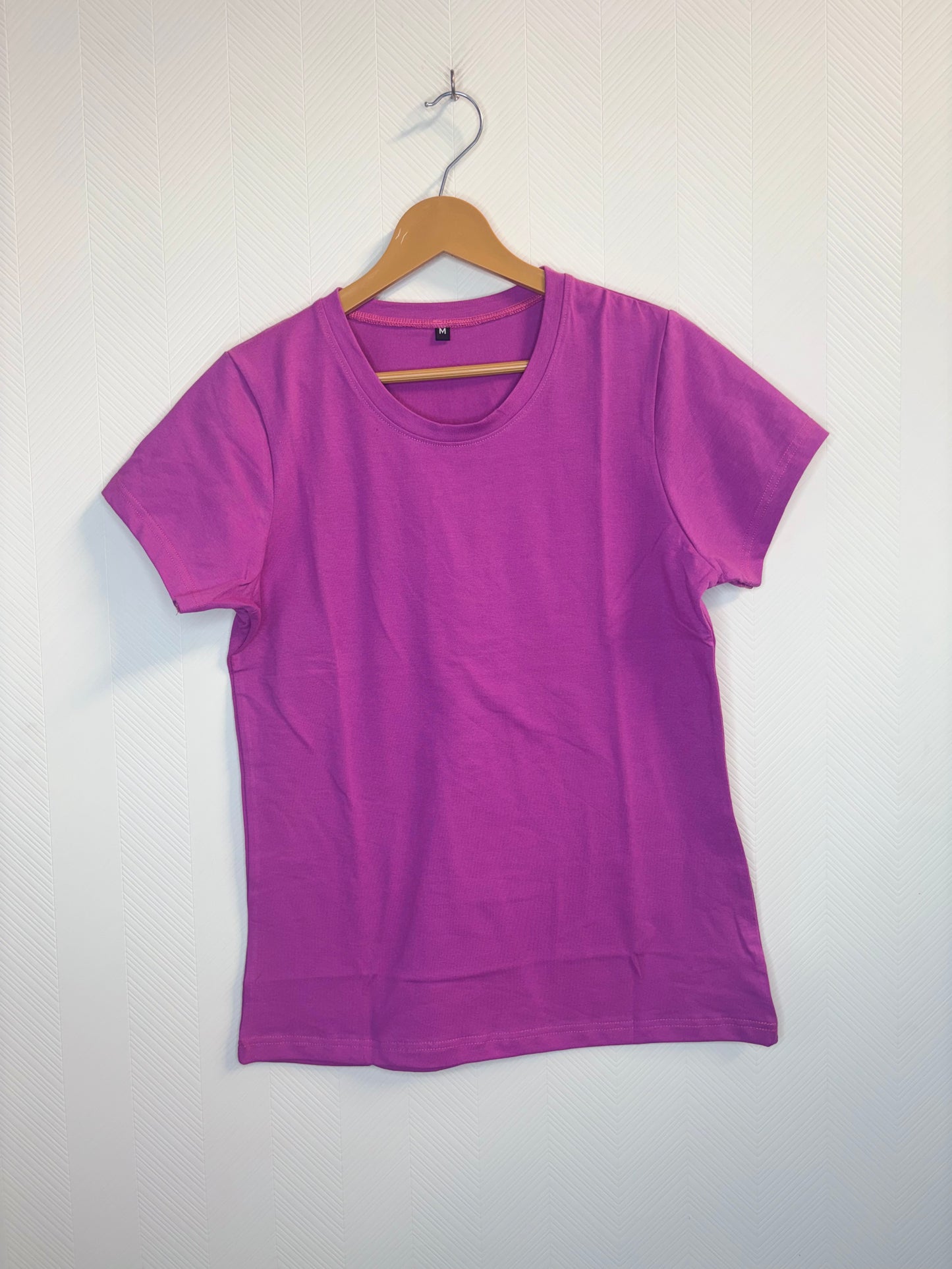 Purple Solid Women's T-Shirt