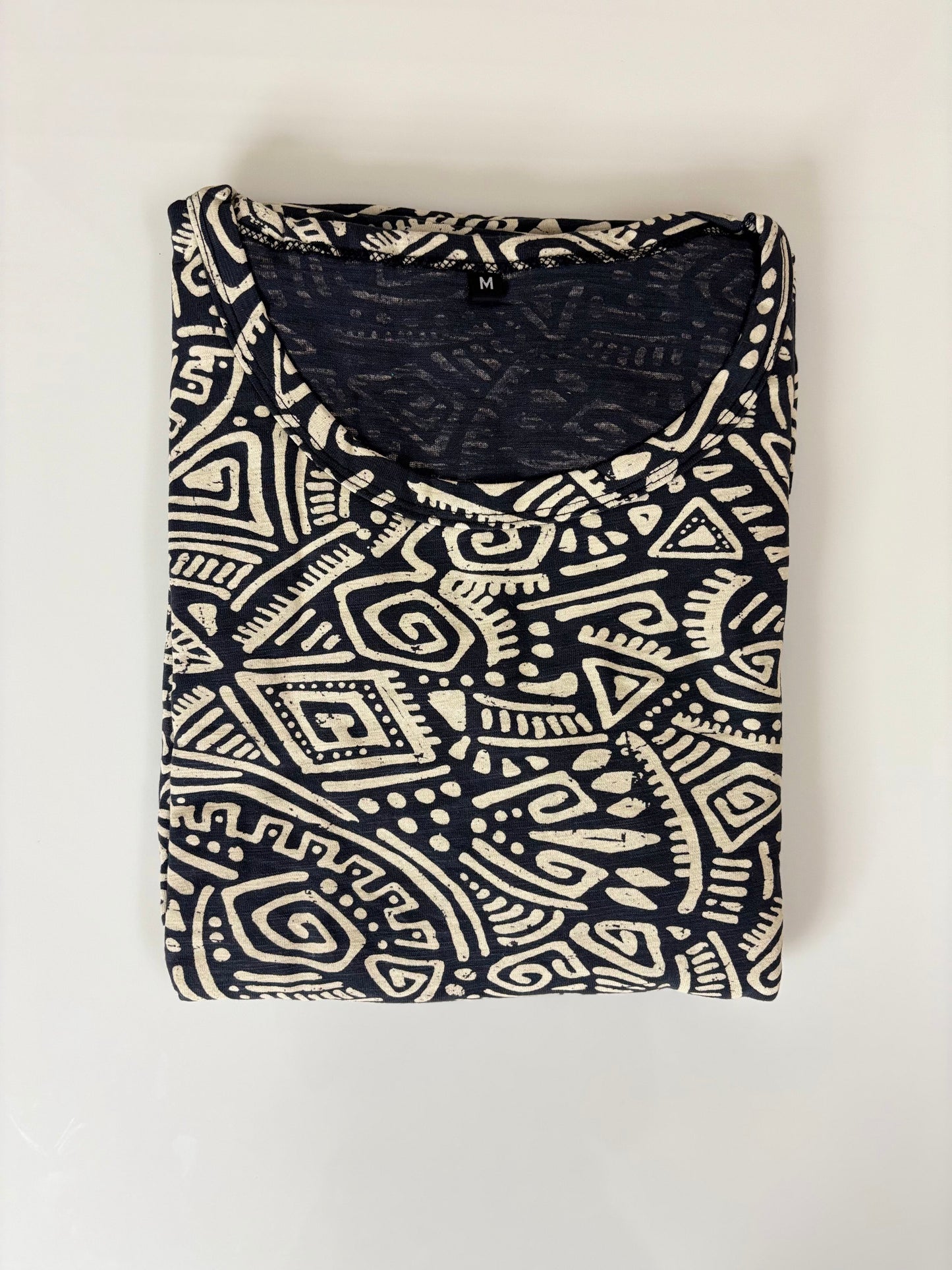 Navy Blue Tribal Print Lounge Frock