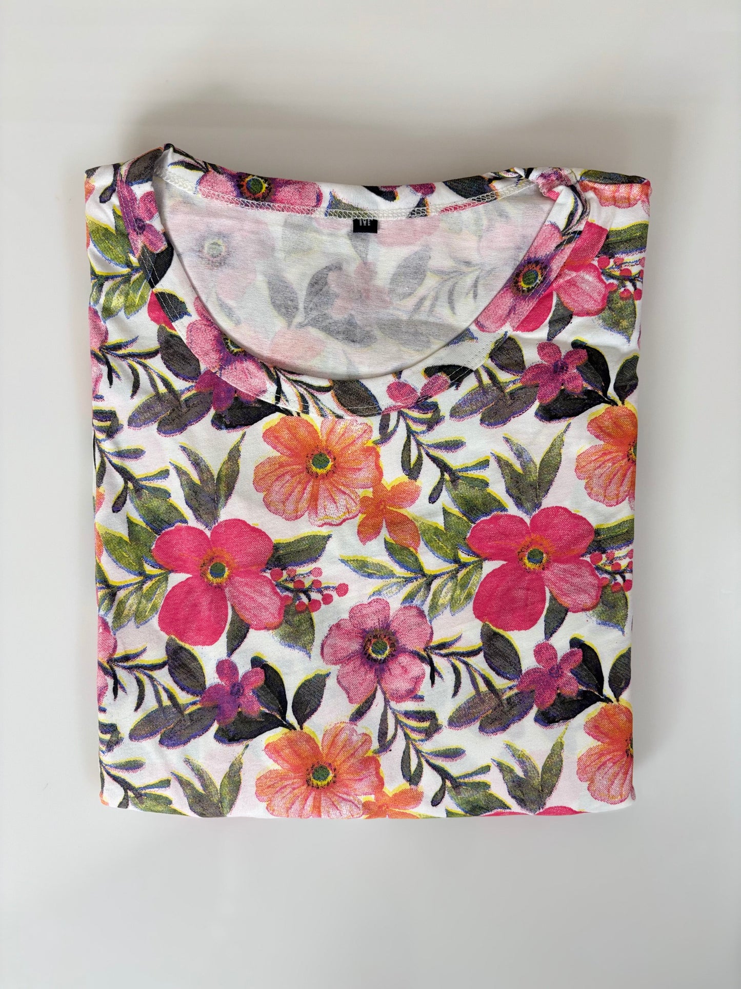 White Multicolor Floral Print Maternity Feeding Maxi