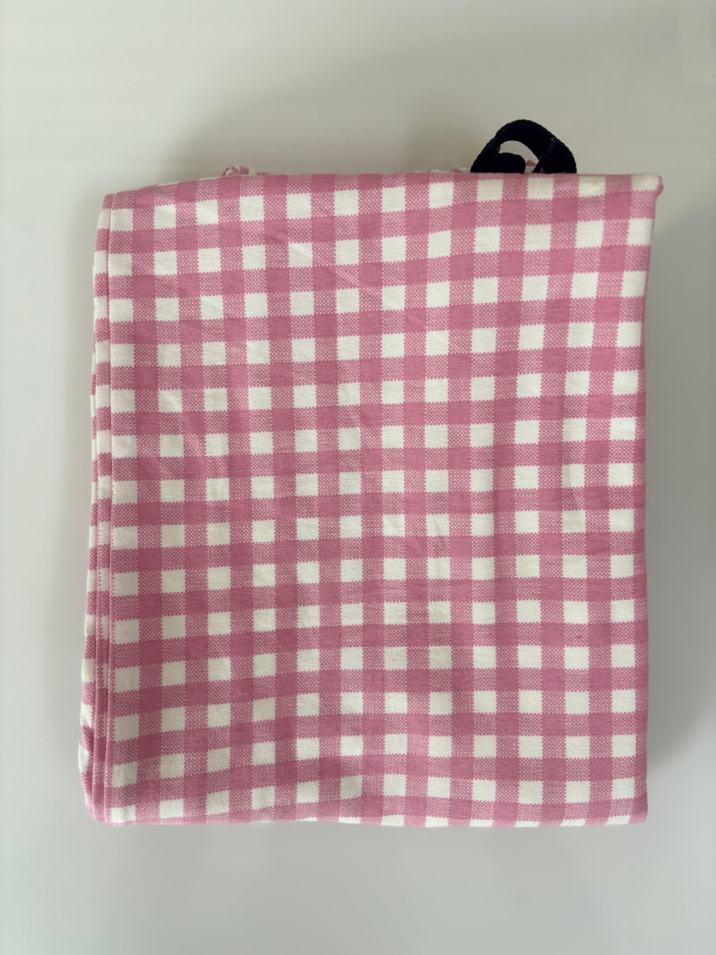 Pink Checkered Print Women Night Pant