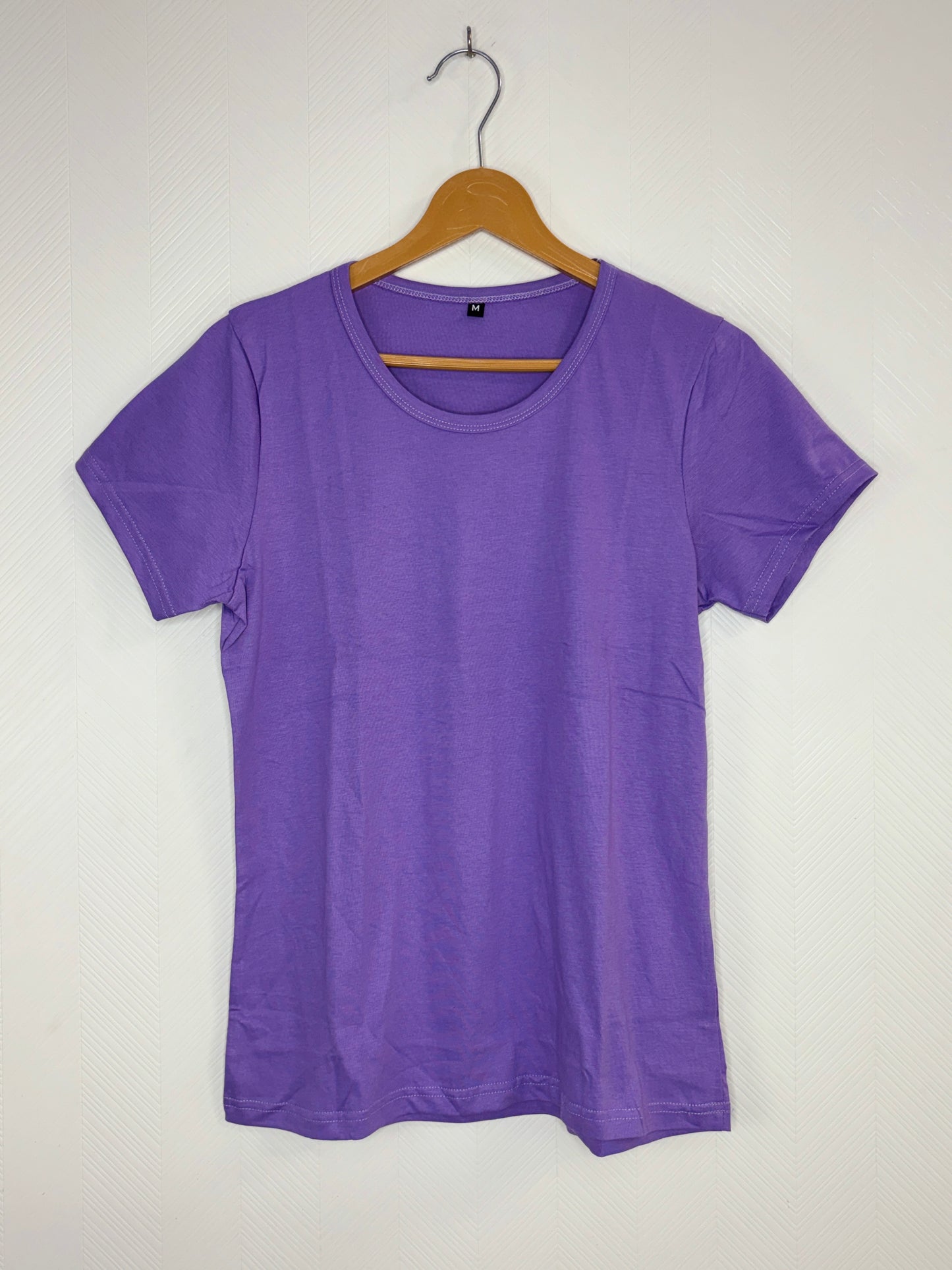 Lavender Solid Women's T-Shirt