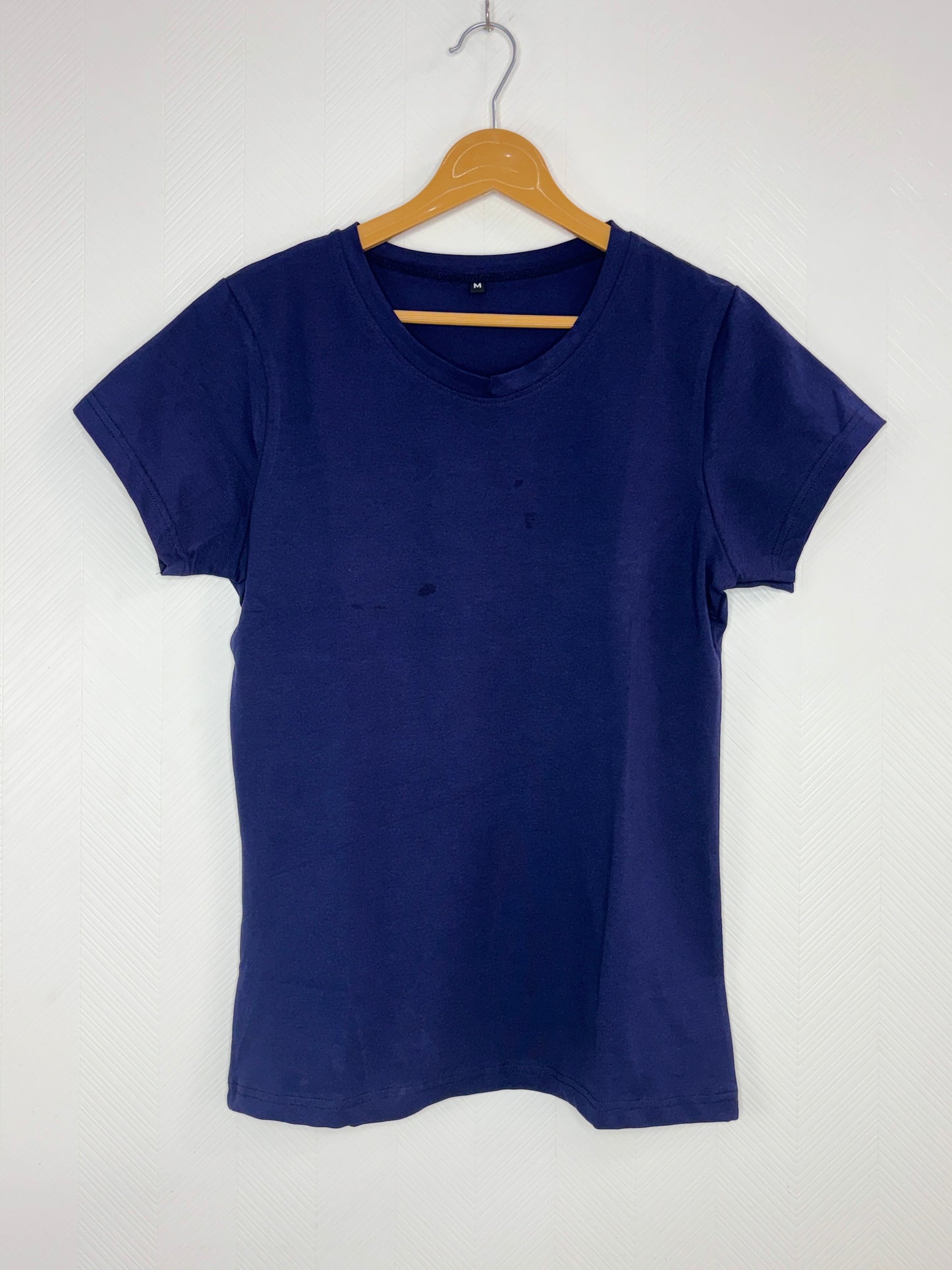 Navy Blue Solid Women's T-Shirt