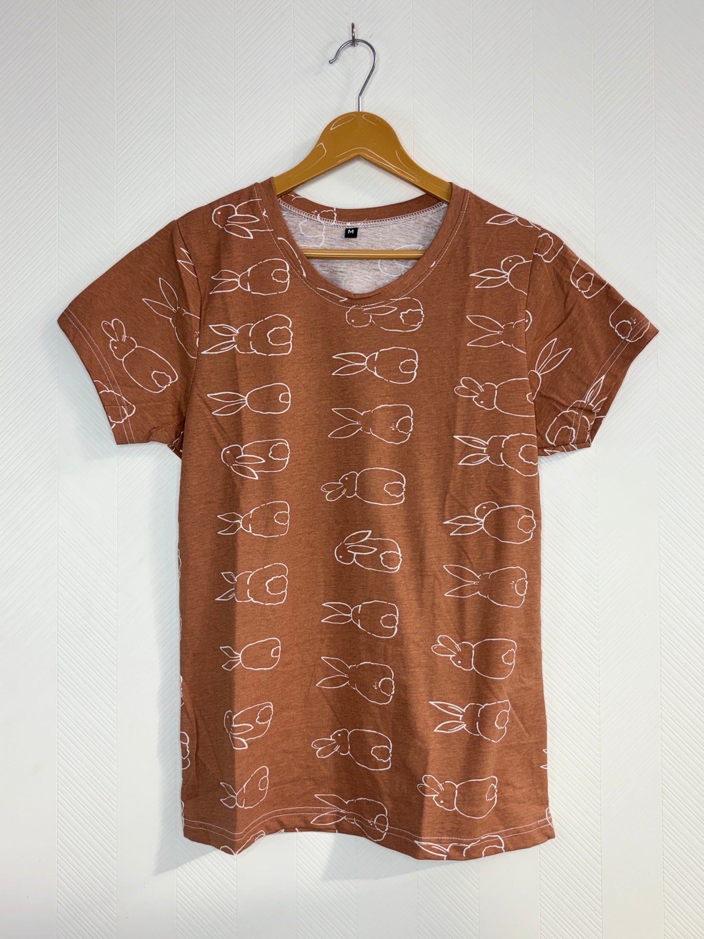 Camel Bunny Print Women's T-Shirt