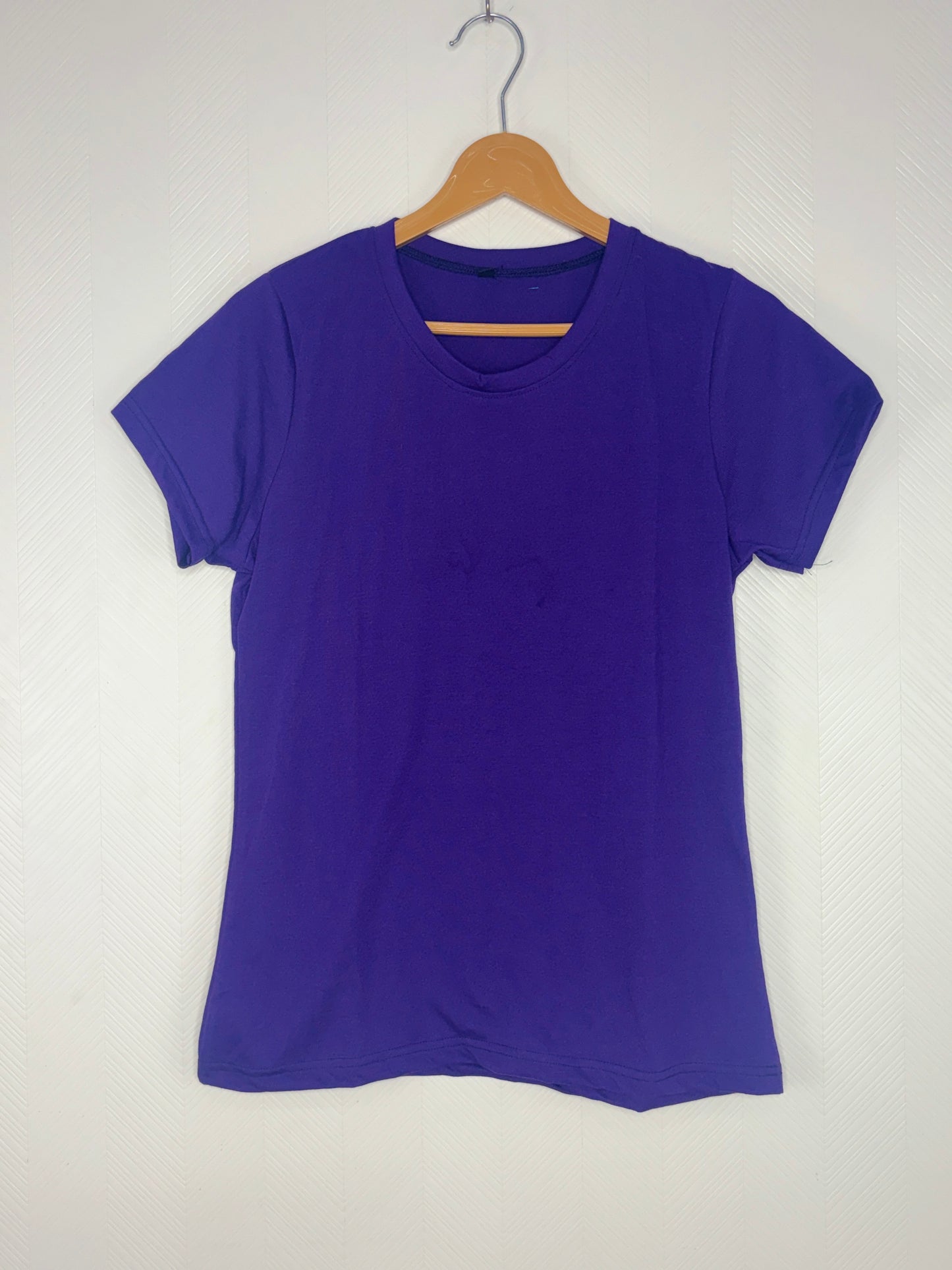 Purple Solid Women's T-Shirt
