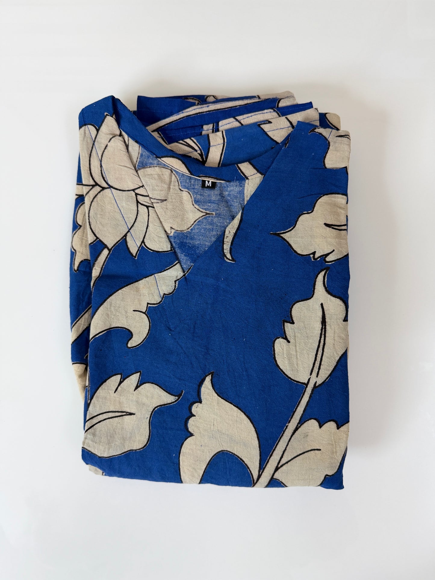 Kalamkari Prints Cotton Frocks Floral Vine Print