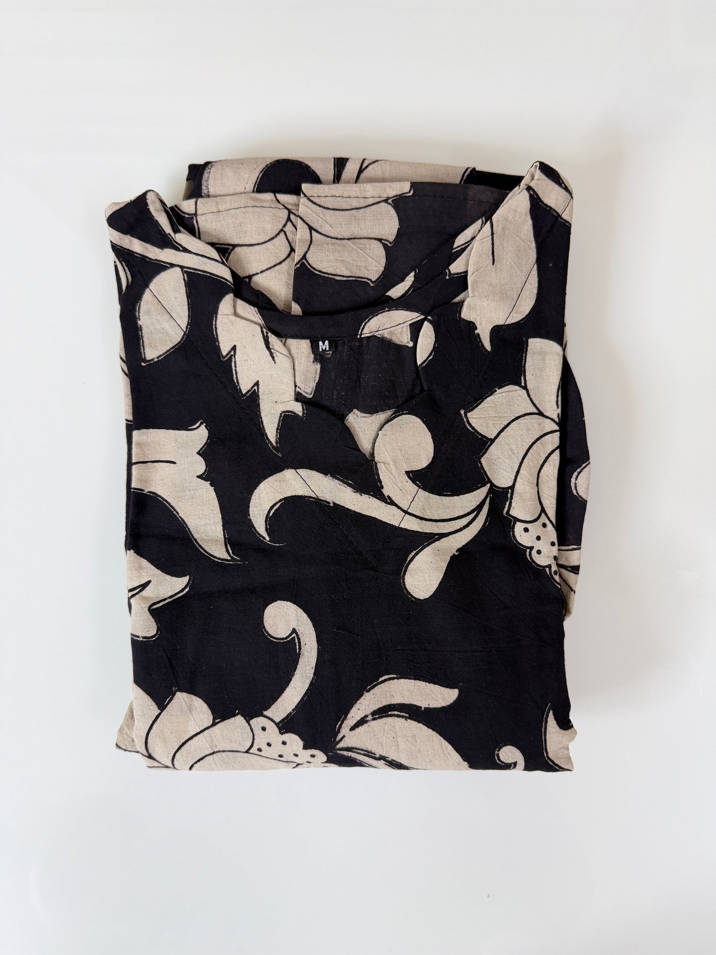 Kalamkari Prints Cotton Frocks Floral Vine Print