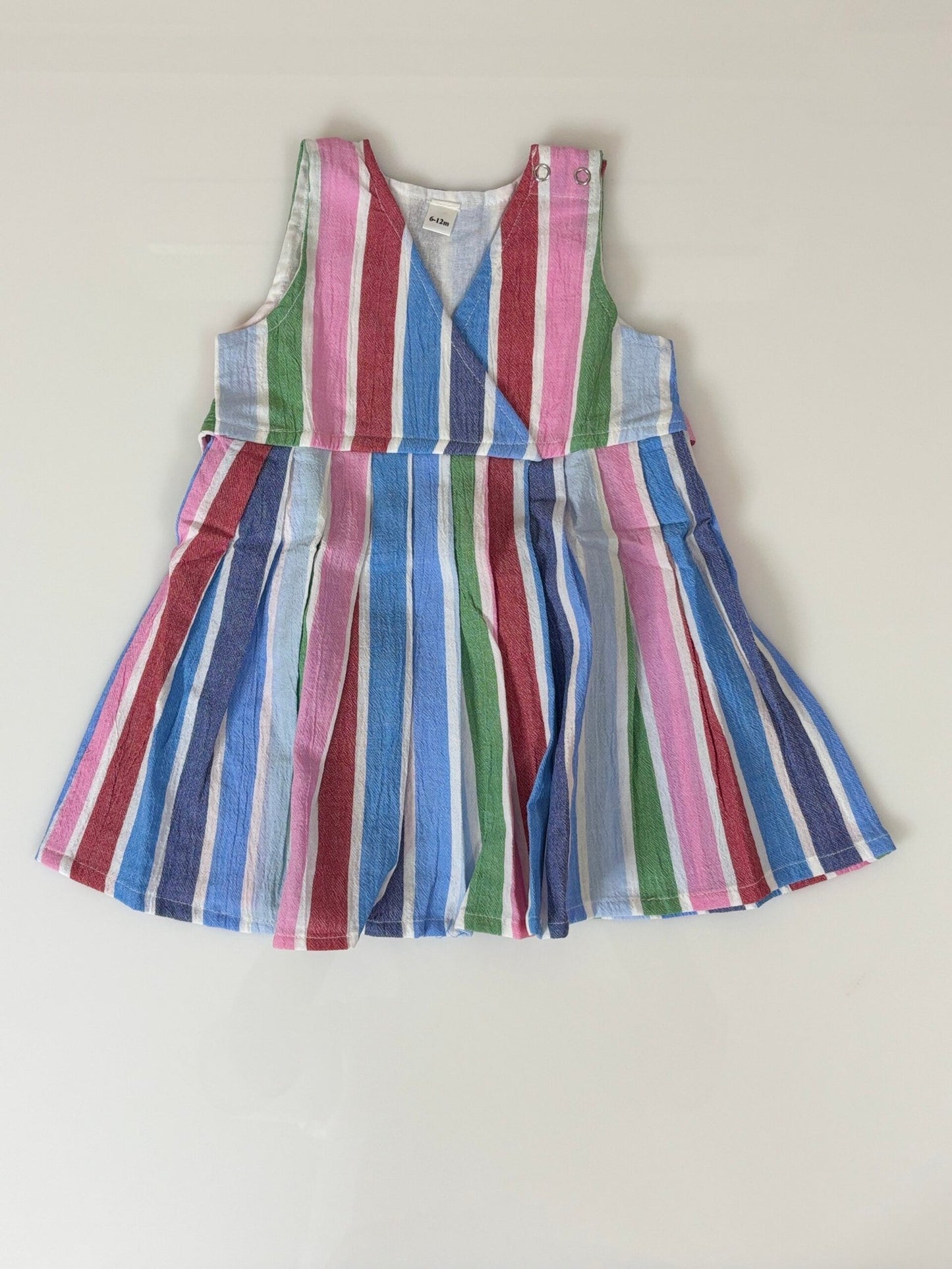 Rainbow Colors Unique Frock Outdoor Wear Set