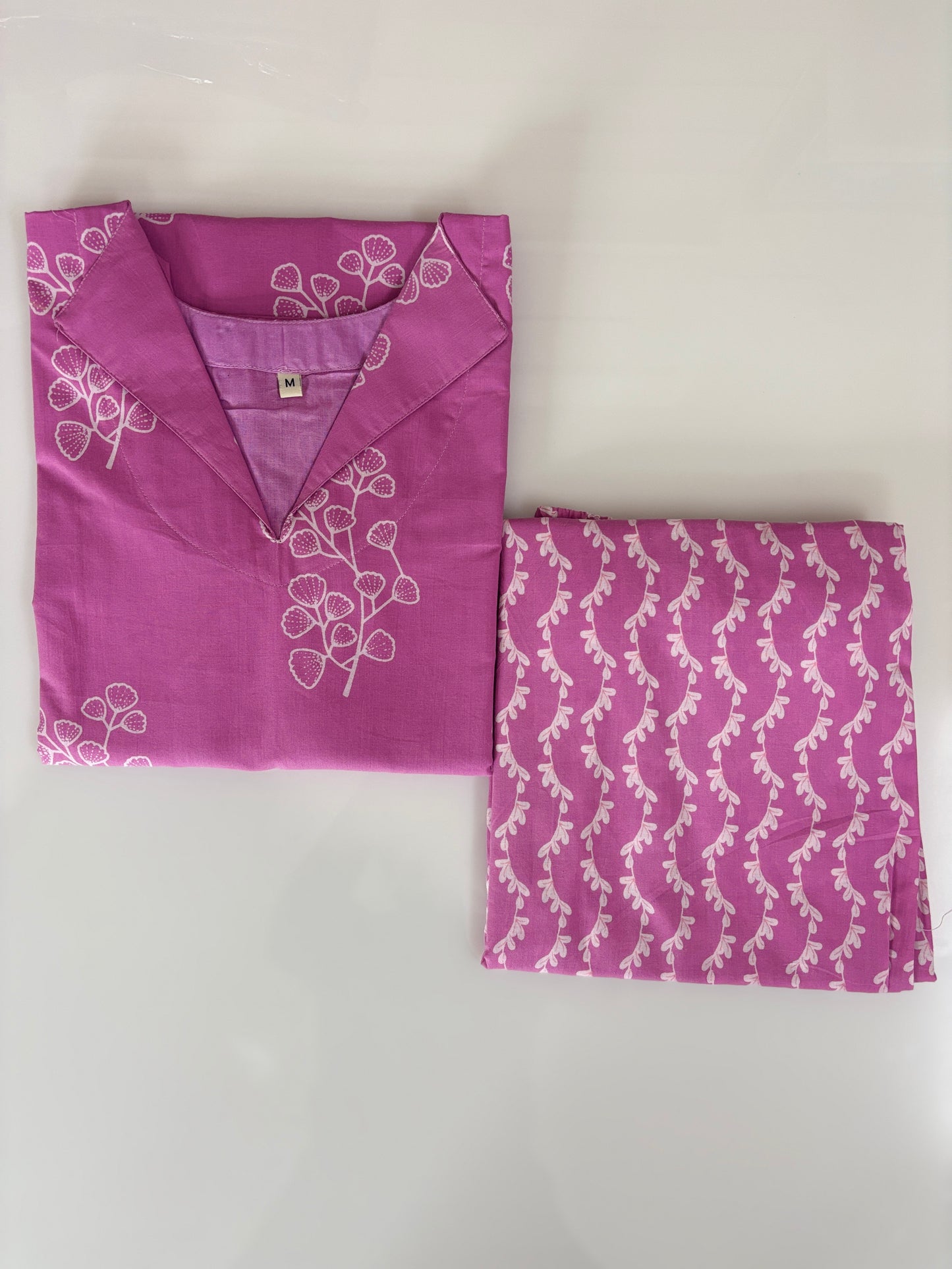 Rose Pink Floral Print Co-ords