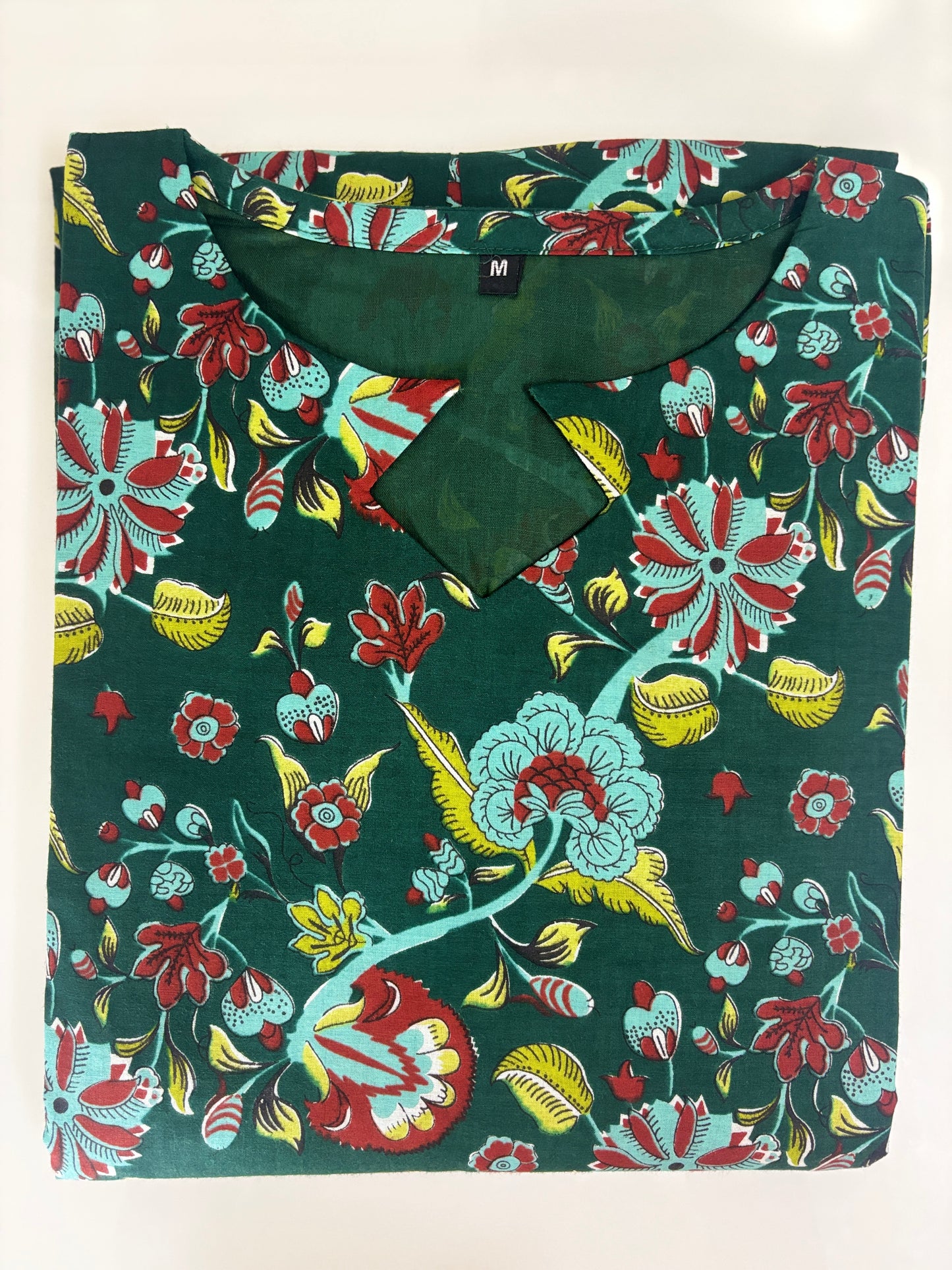 Dark Green Floral Garden Non Feeding Centre Zip Maxi