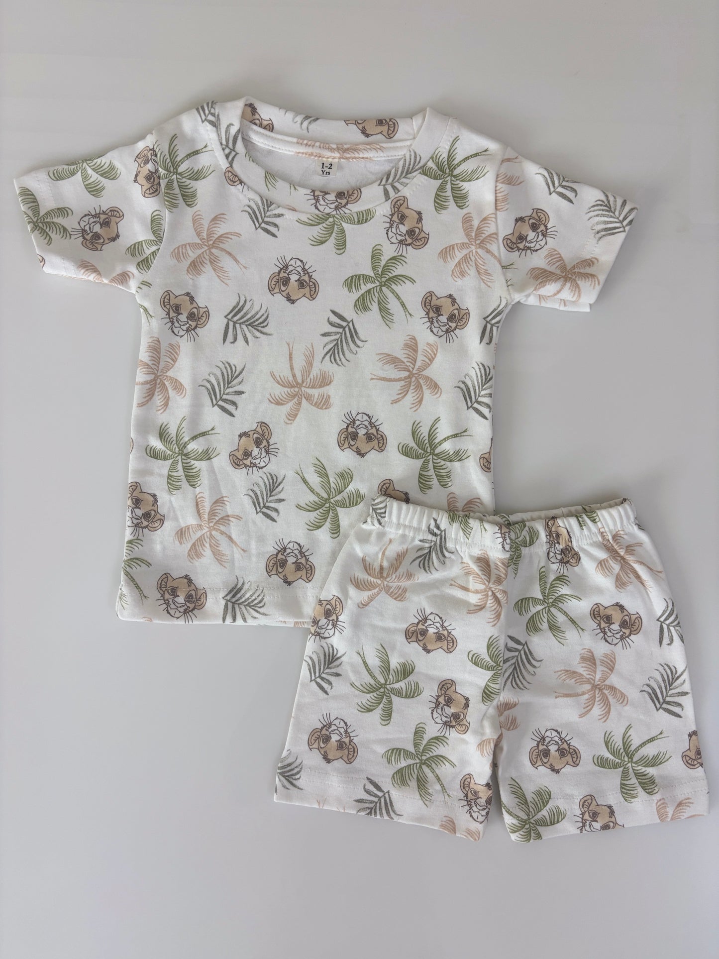 Jungle Cub Kids Shorts Co-ord Set