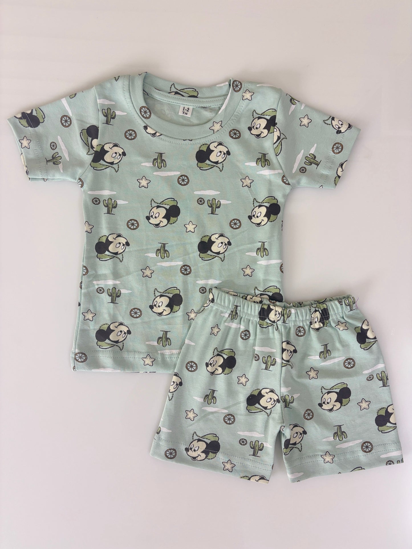 Mickey Adventure Kids Shorts Co-ord Set