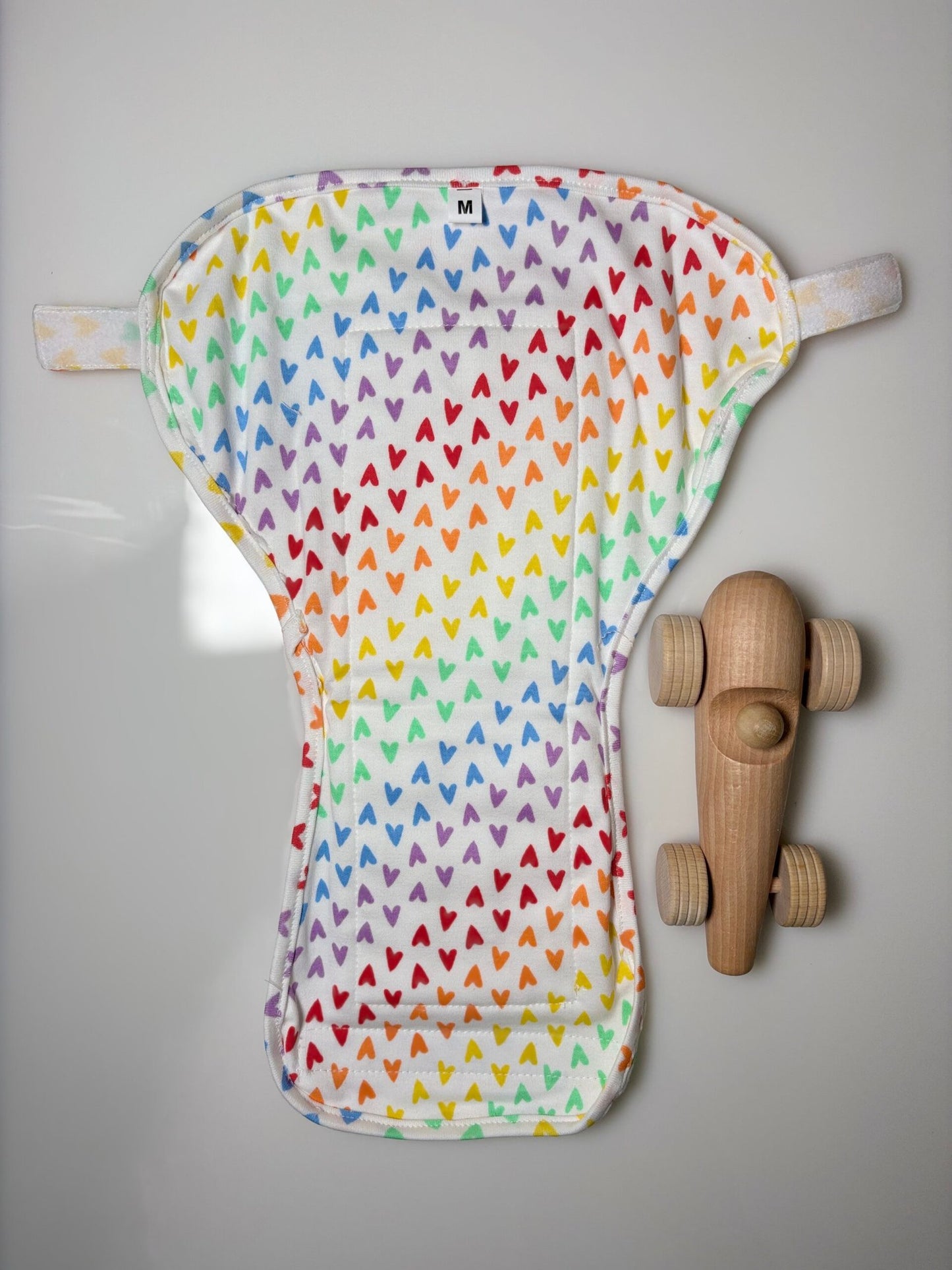 Multicolor Hearts Printed Kids Nappy