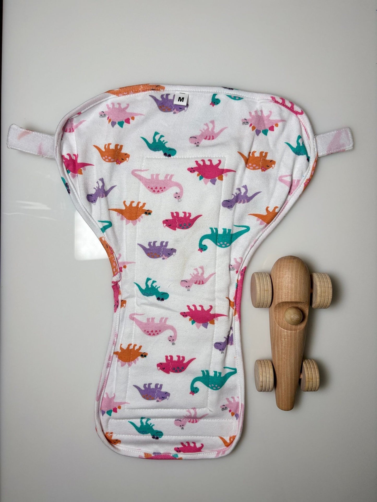 White Animals Printed Kids Nappy