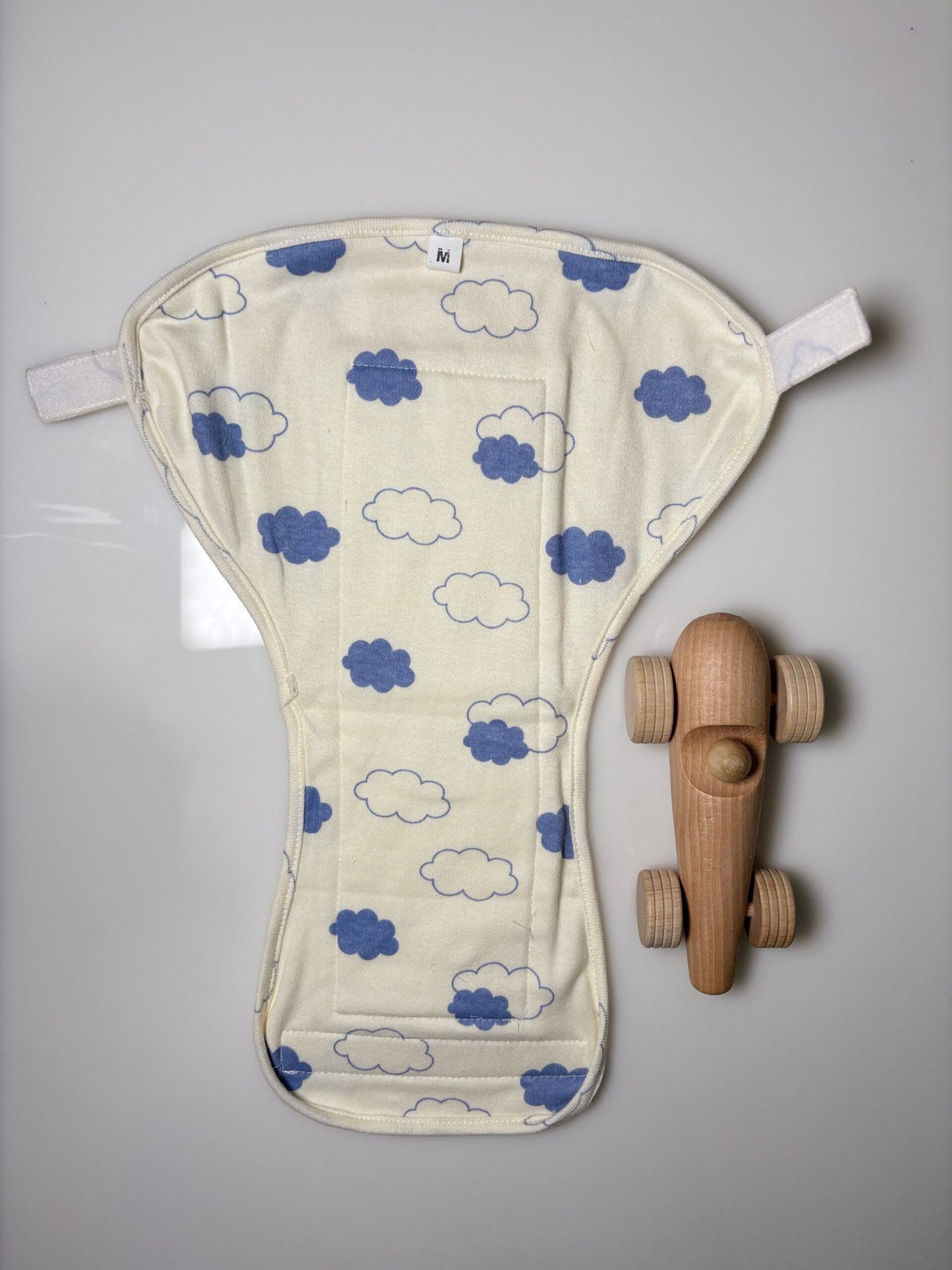 Skin Color Clouds Printed Kids Nappy