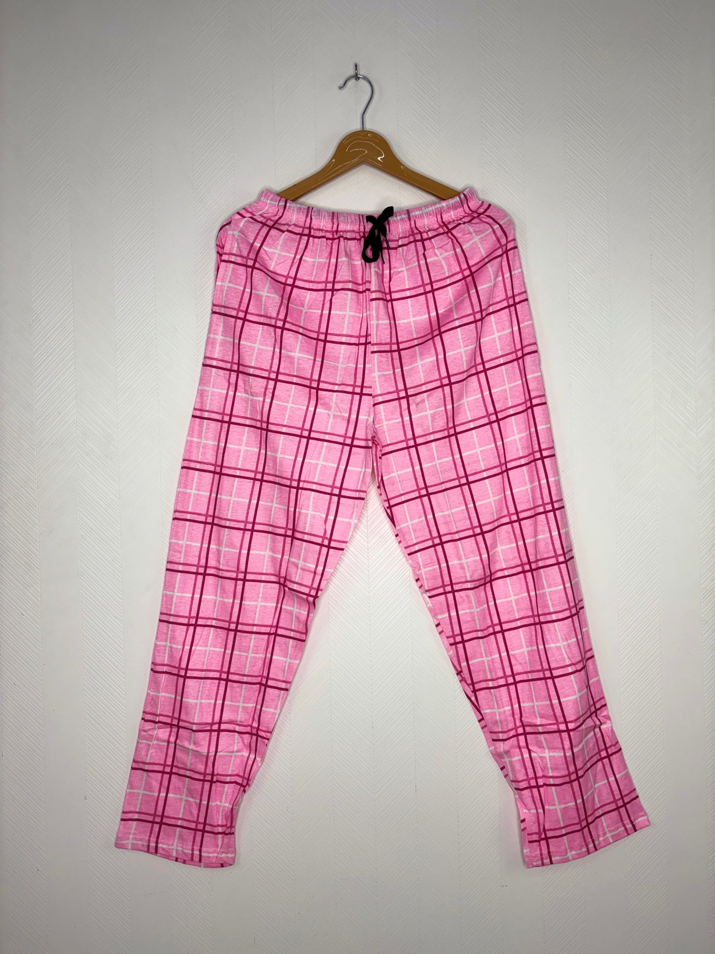 Pink Checkered Women’s Night Pant