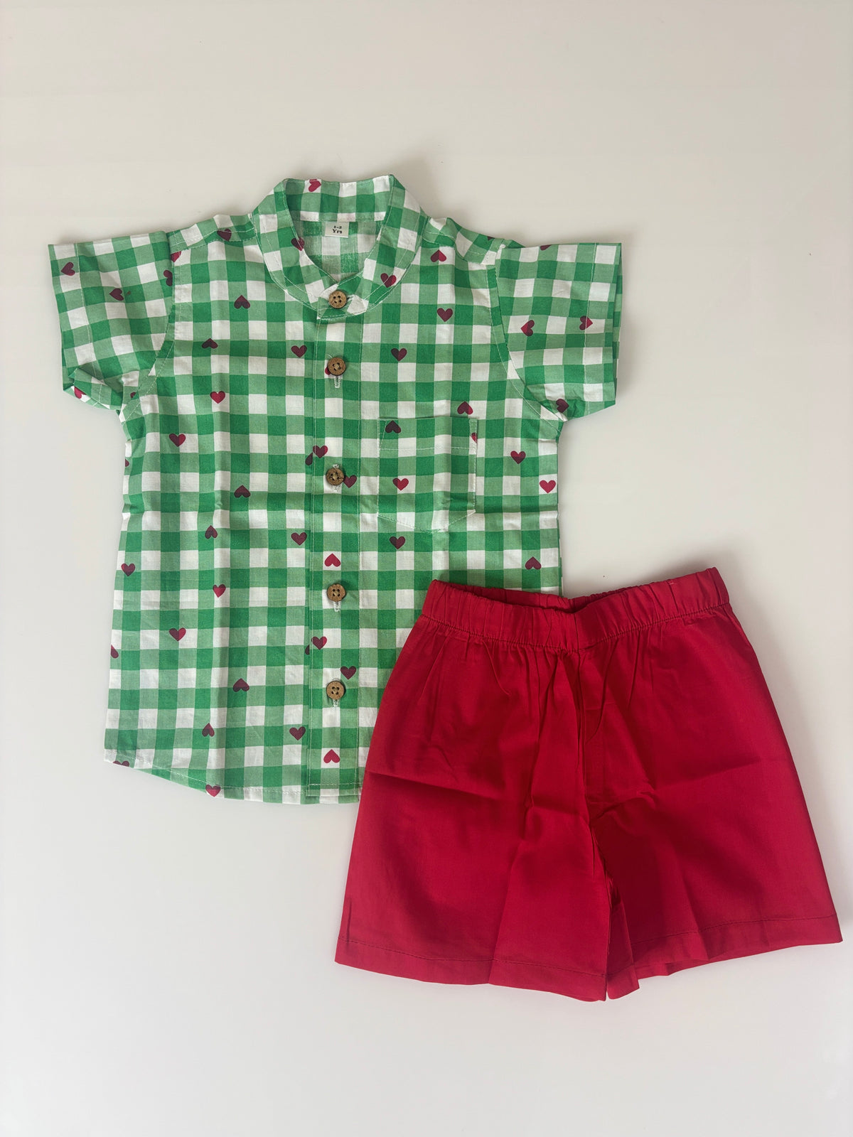 Sweetheart Check Kids Outdoor Wear Set
