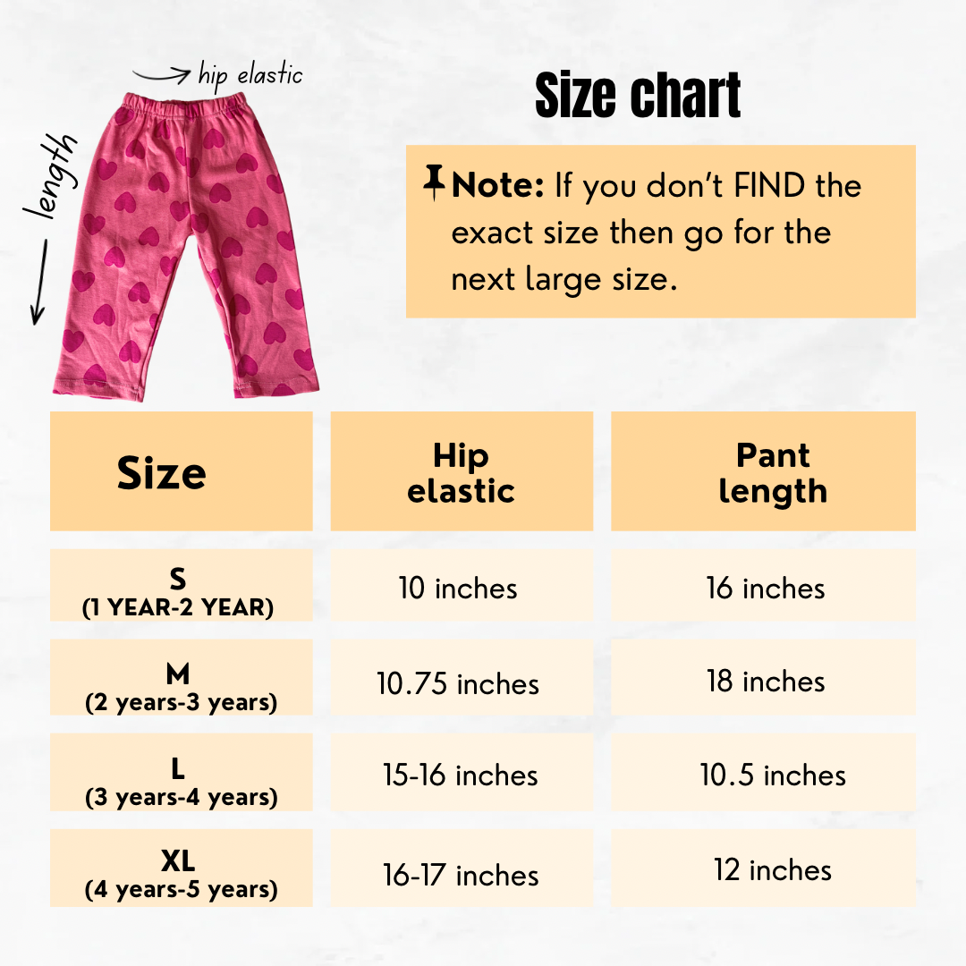 Multicolor Printed Kids Pants Combo Pack of 5