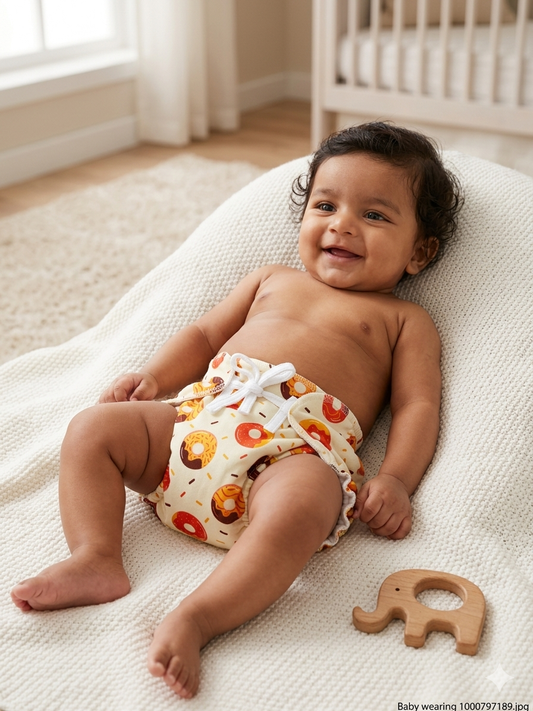 Off-White with Donut's Printed Kids Padded Langot