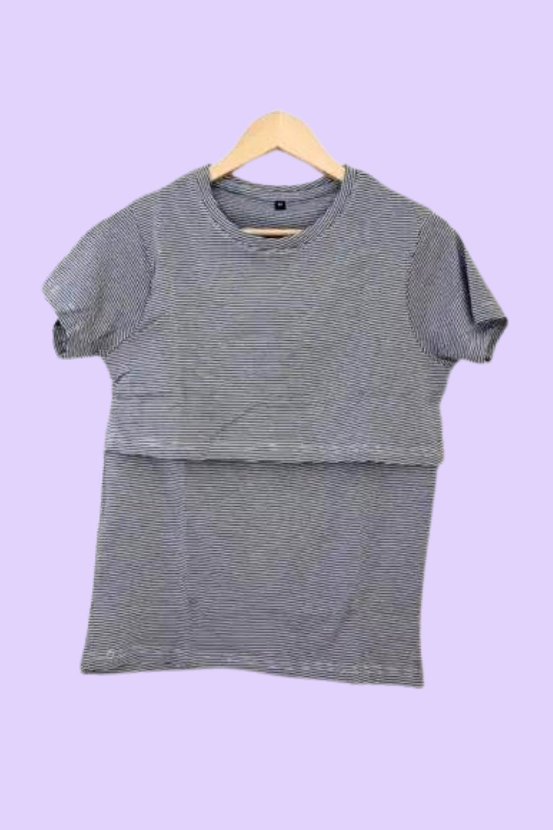 Gray line Printed Feeding Top