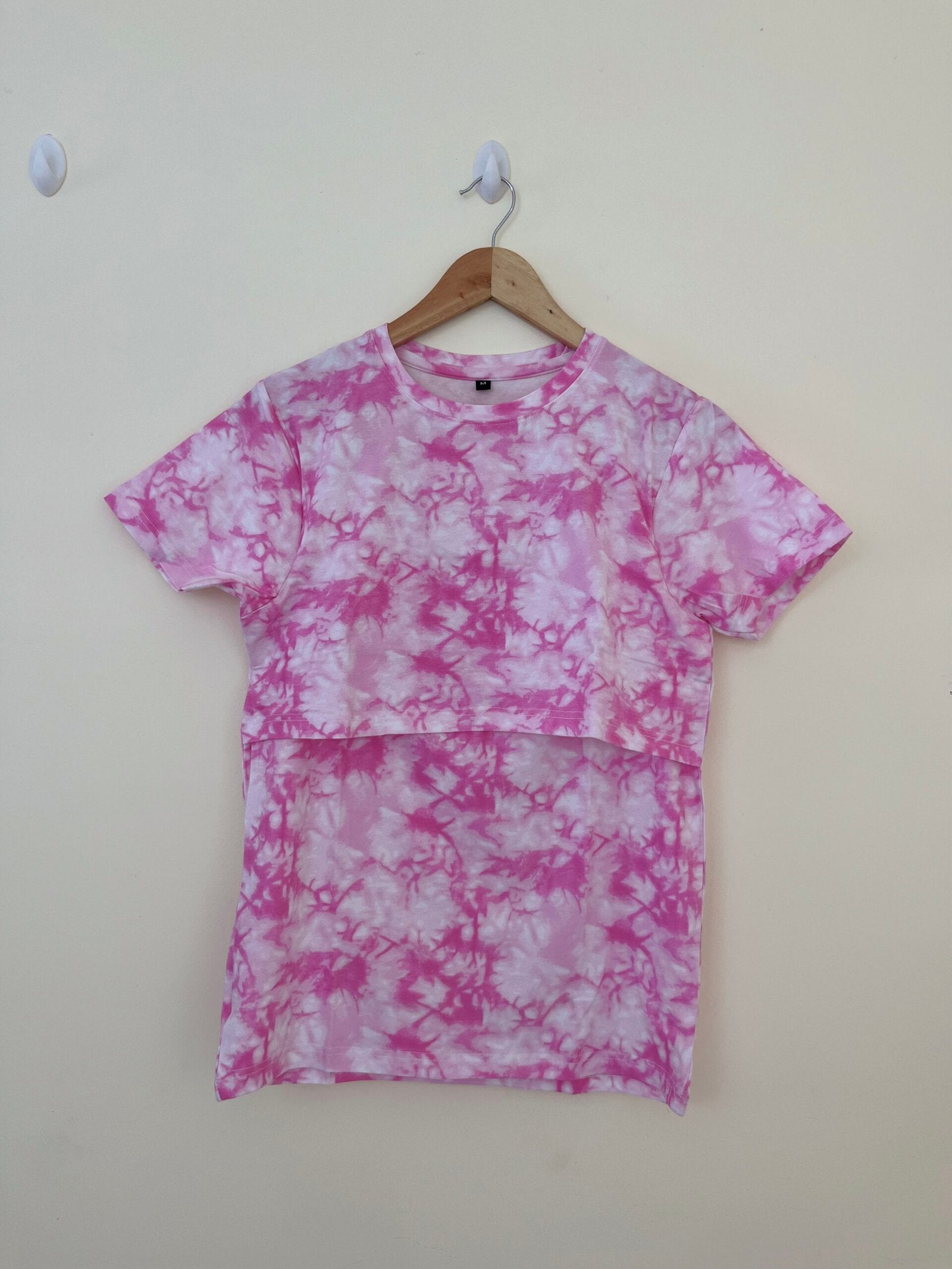Pink gradient Printed Feeding Top