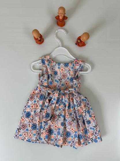 Blossom Print Cotton Baby Girl Frock