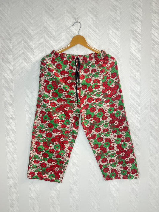 Red Meadow Floral 3/4th Pants