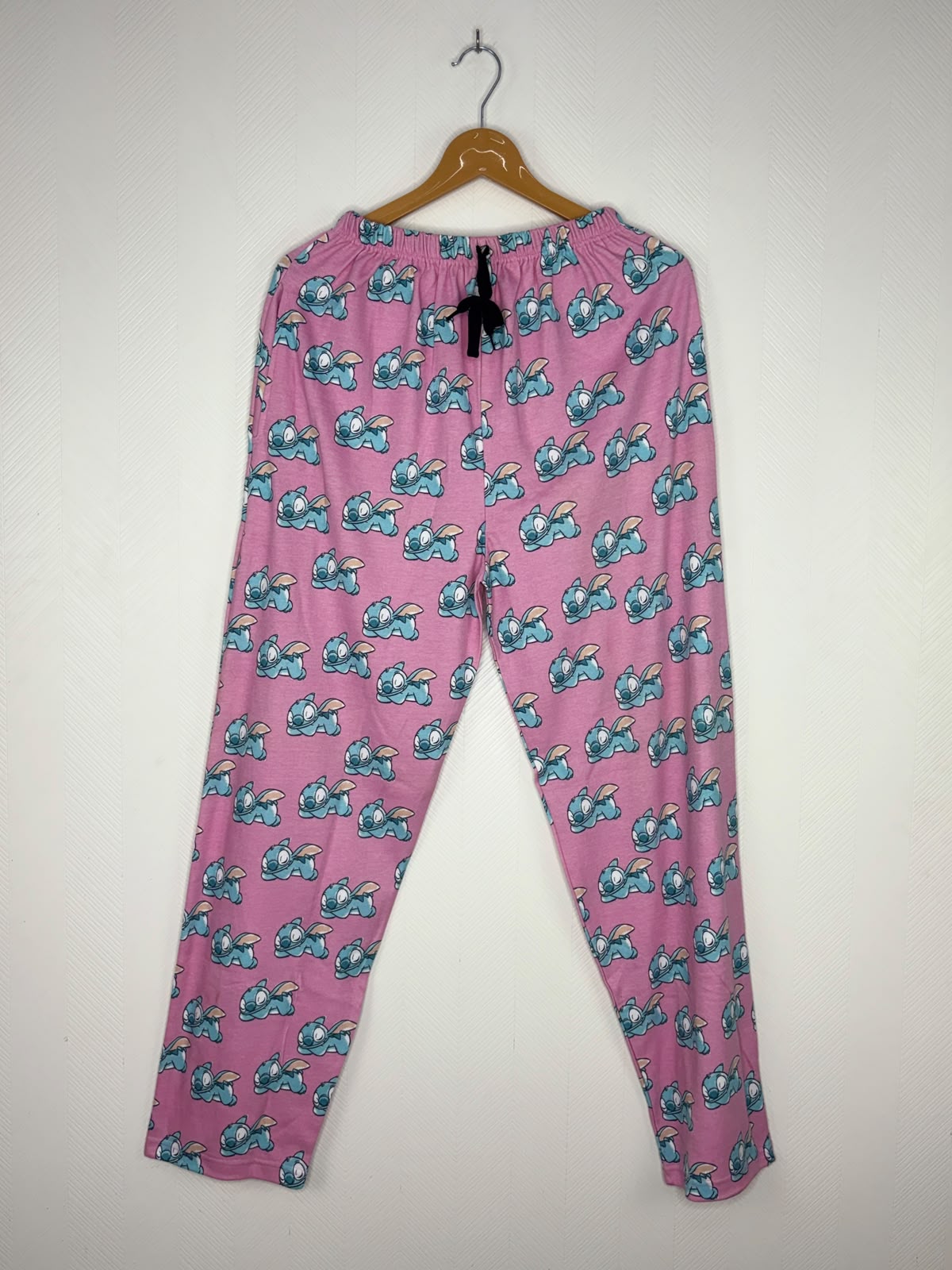Pink Stitch Print Women's Night Pant