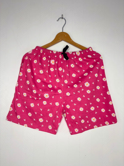 Daisy Bloom Pink Women's Shorts