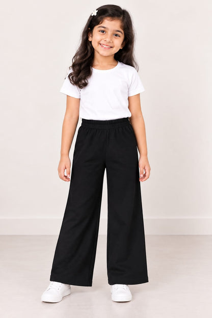 Solid Black Color Palazzo