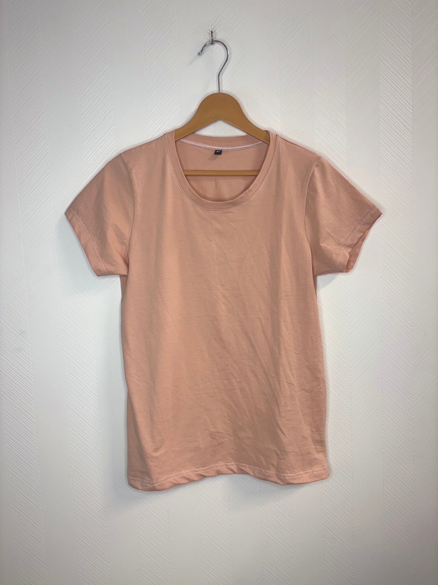 Peach Solid Women's T-Shirt
