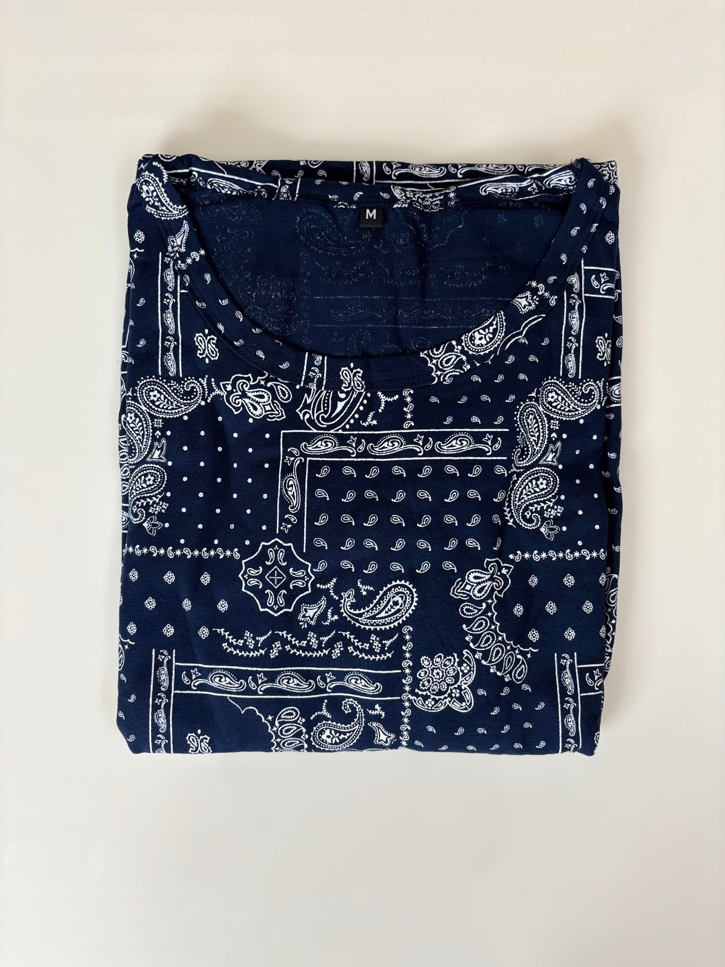 Navy Blue Paisley Print Lounge Frock
