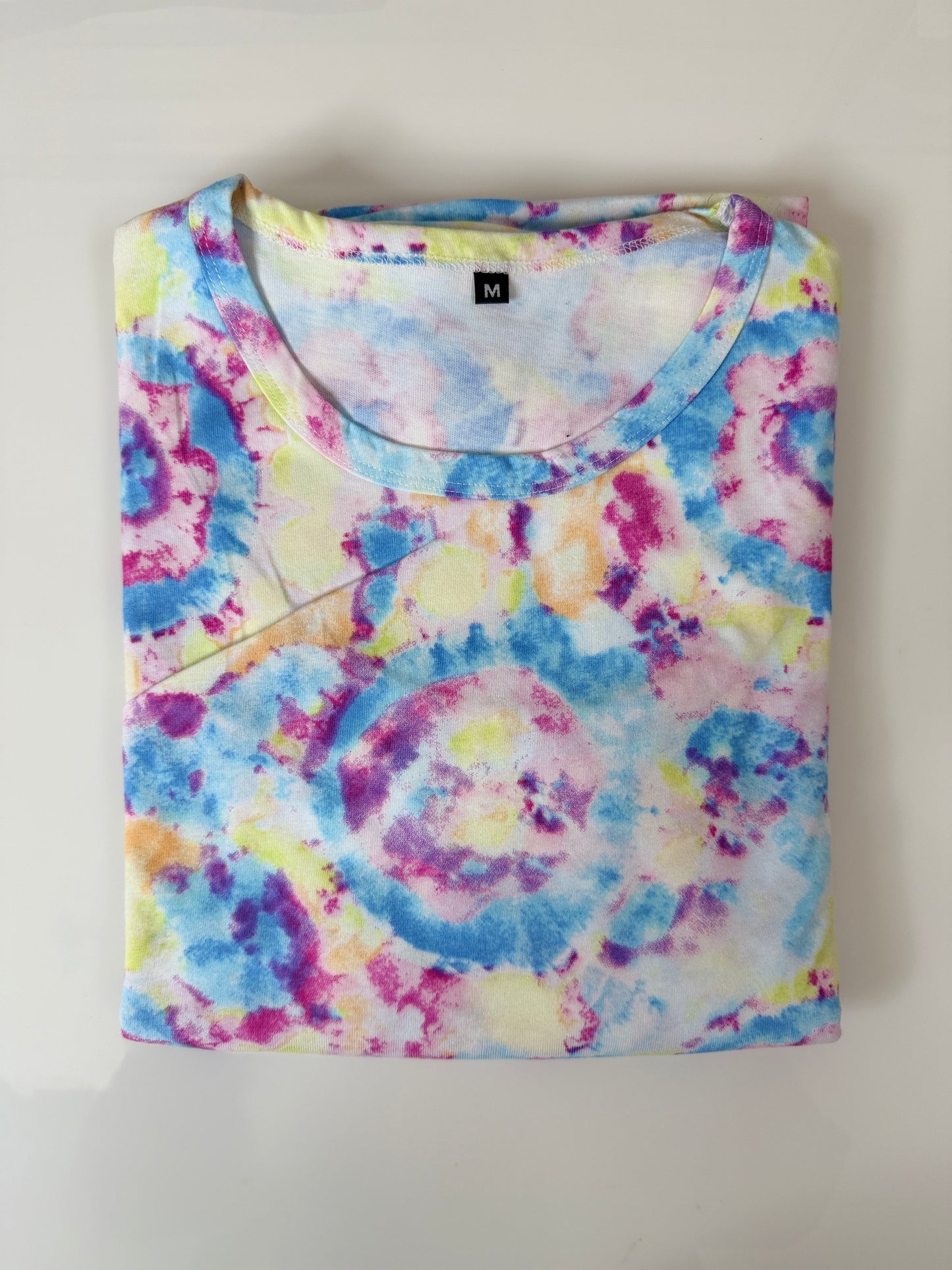 Multicolor Tie-Dye Print Maternity Feeding Maxi