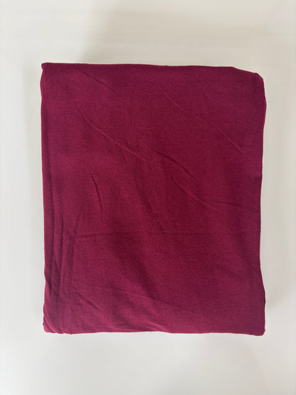 Brown Plum Solid Palazzo