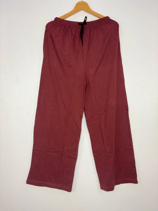 Rust Brown Solid Palazzo