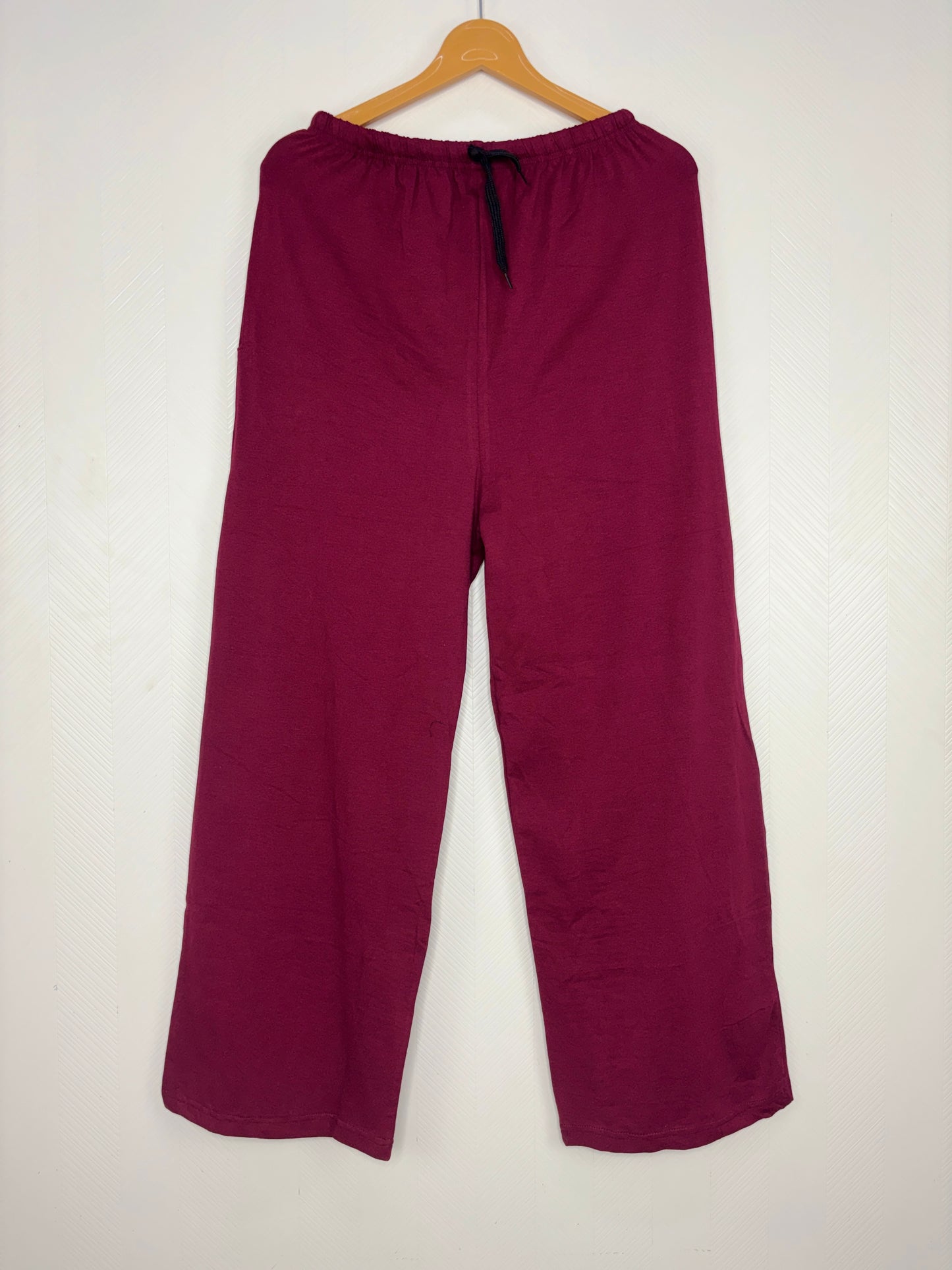 Brown Plum Solid Palazzo