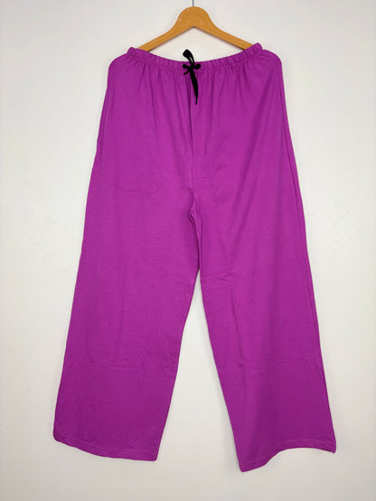 Violet Solid Palazzo