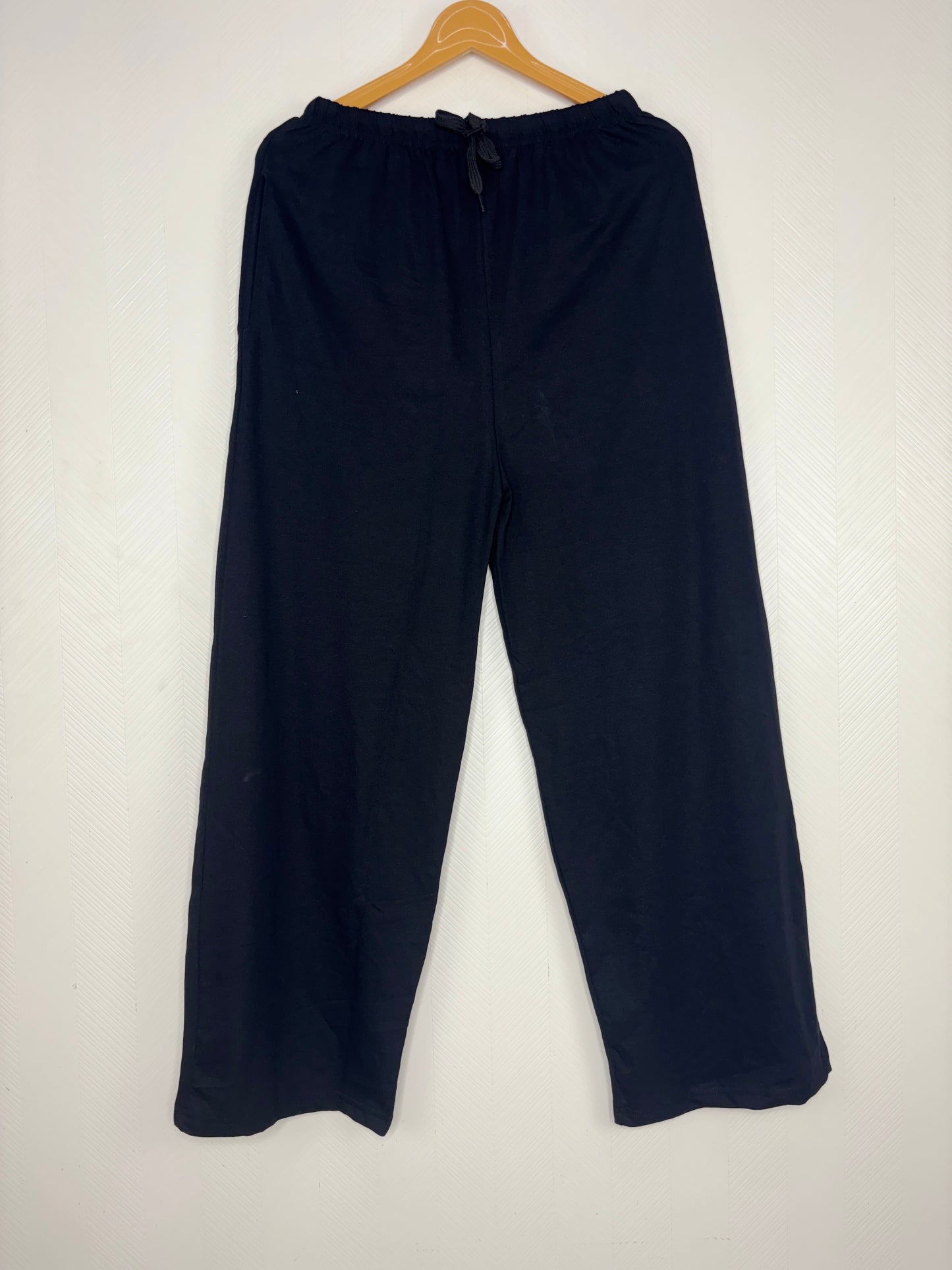 Black Solid Palazzo