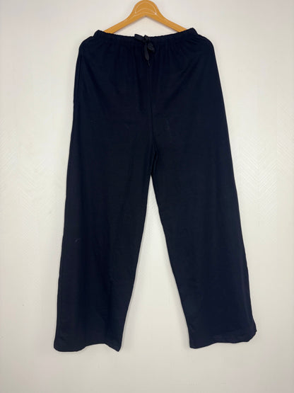 Black Solid Palazzo