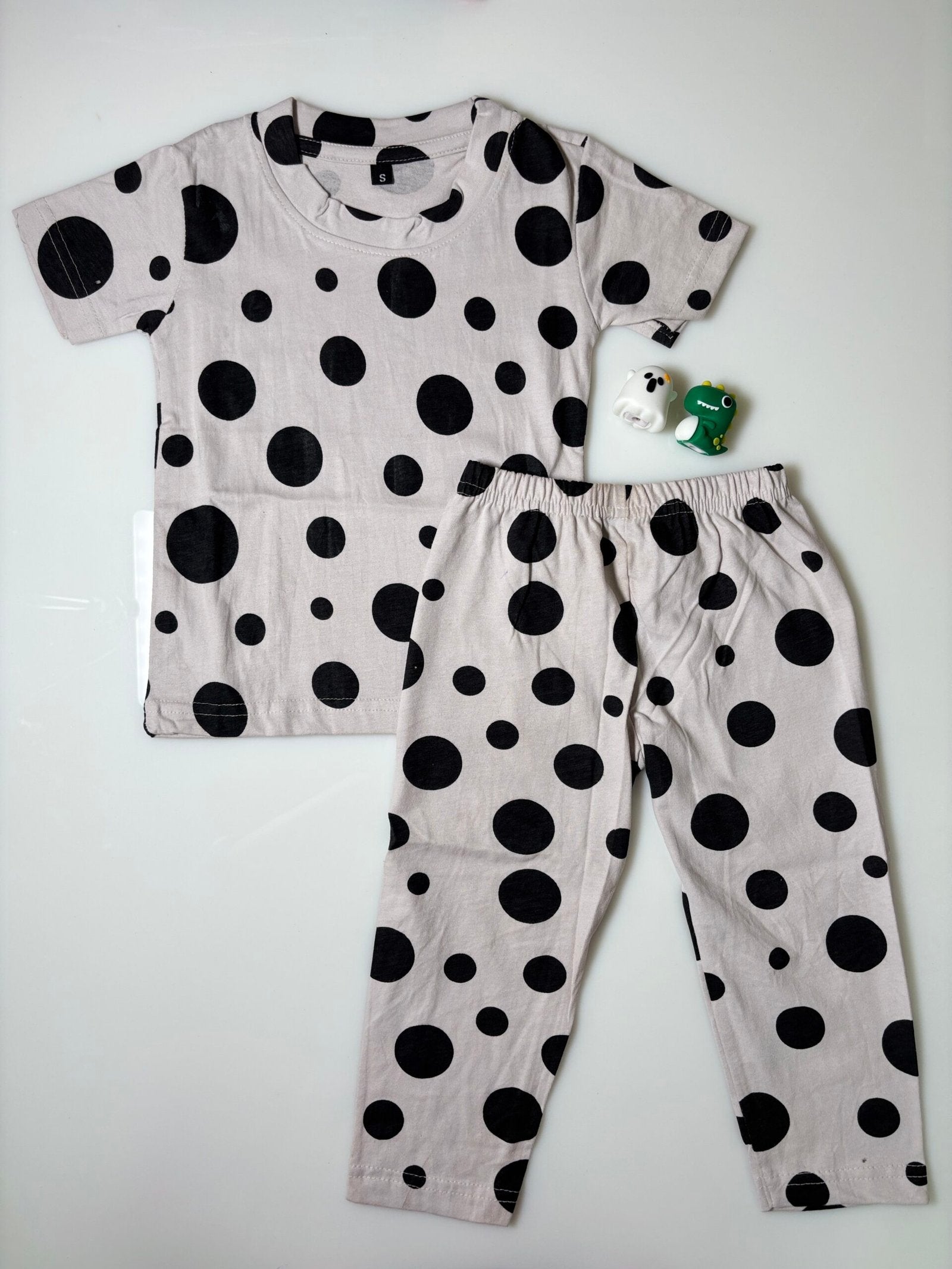 Sandal Dots Printed Kids Coords
