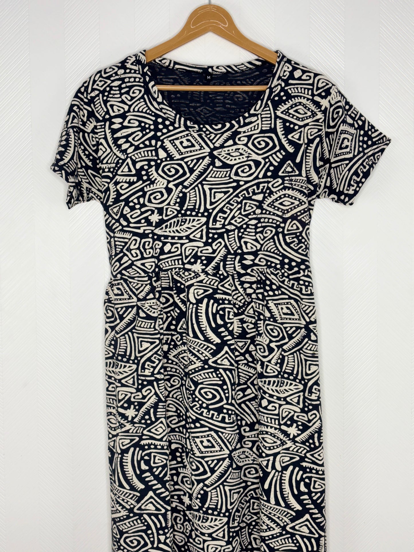 Navy Blue Tribal Print Lounge Frock