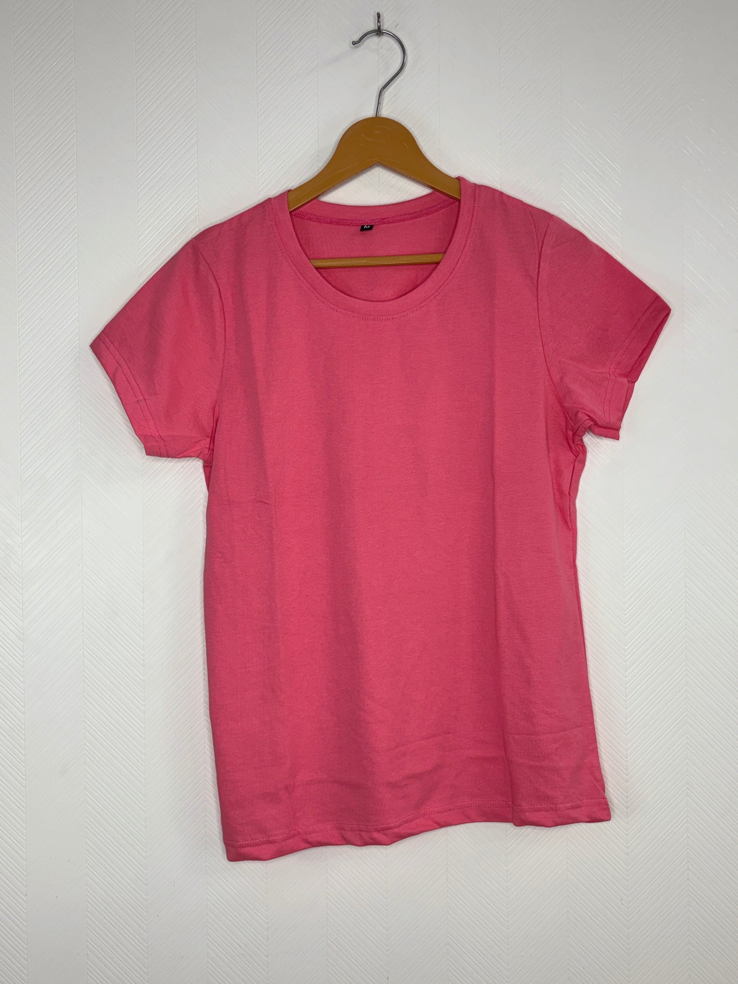 Hot Pink Solid Women's T-Shirt