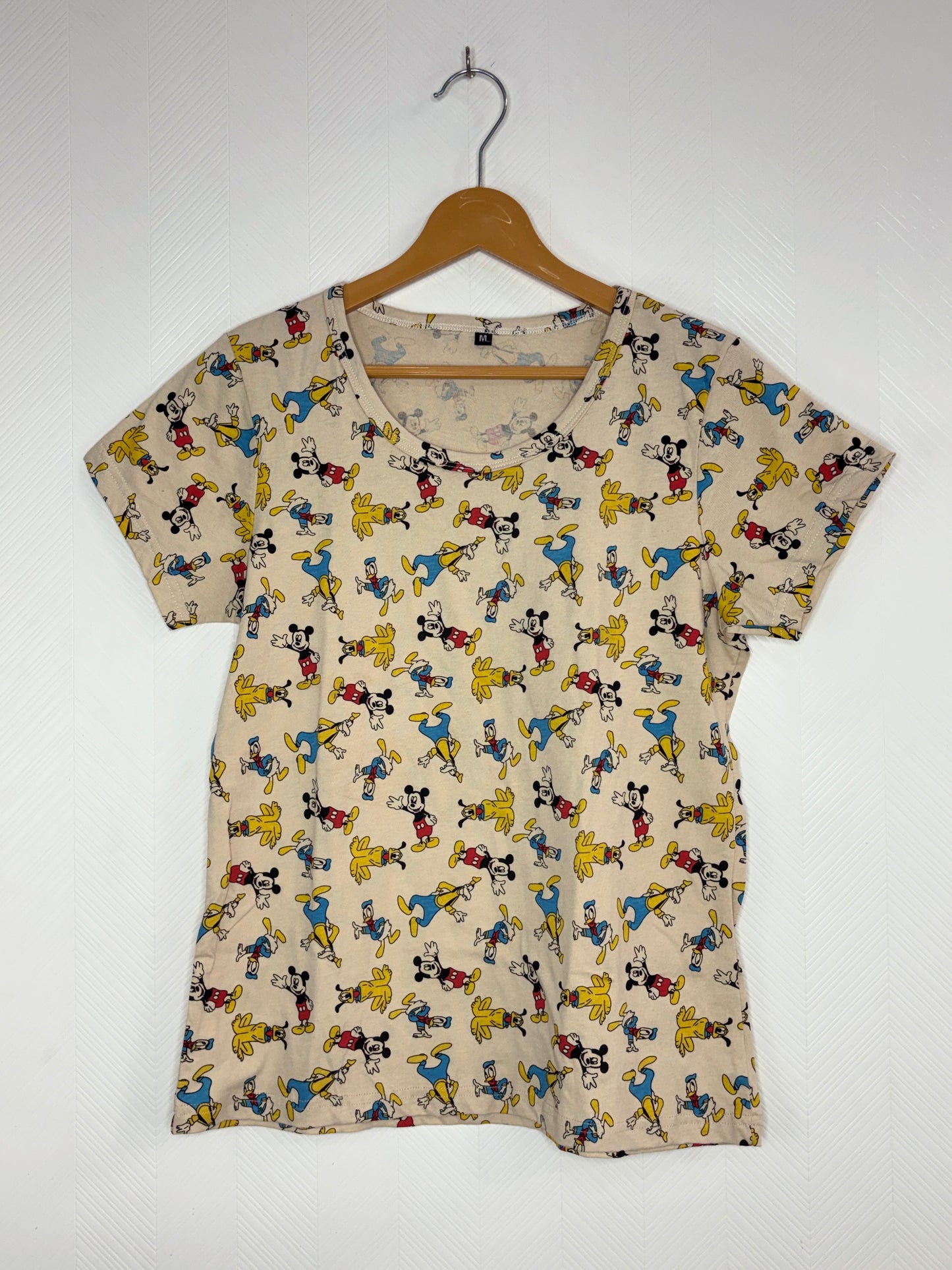 Cream Disney Character Print Women's T-Shirt