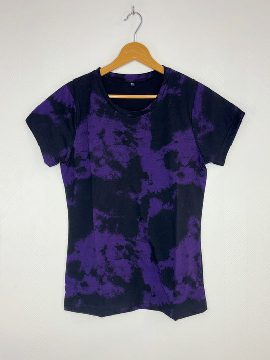 Purple Tie-Dye Women's T-Shirt
