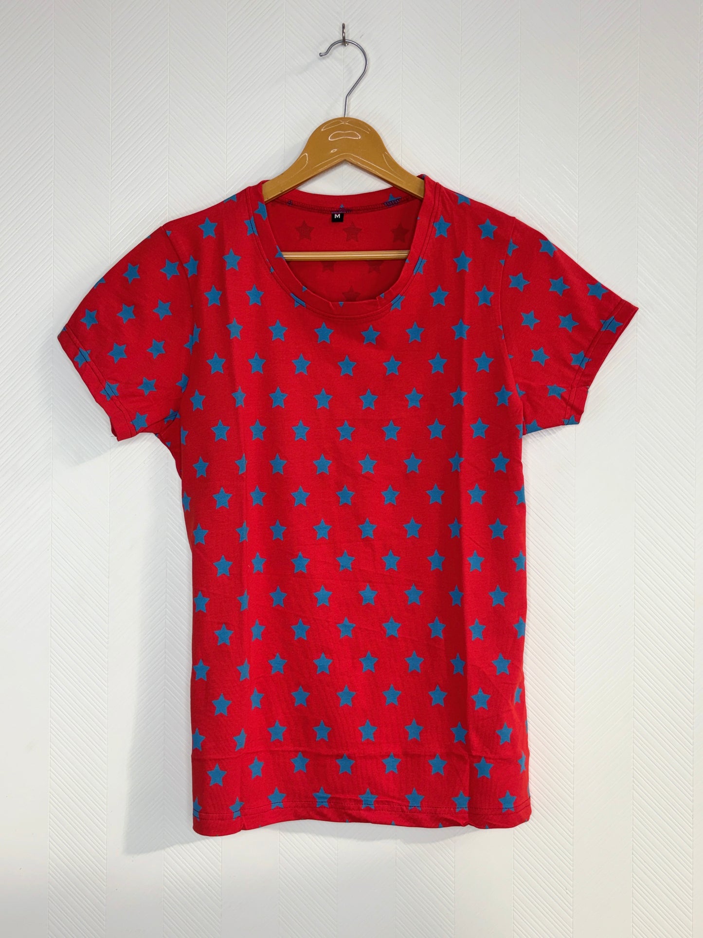 Red Star Print Women's T-Shirt