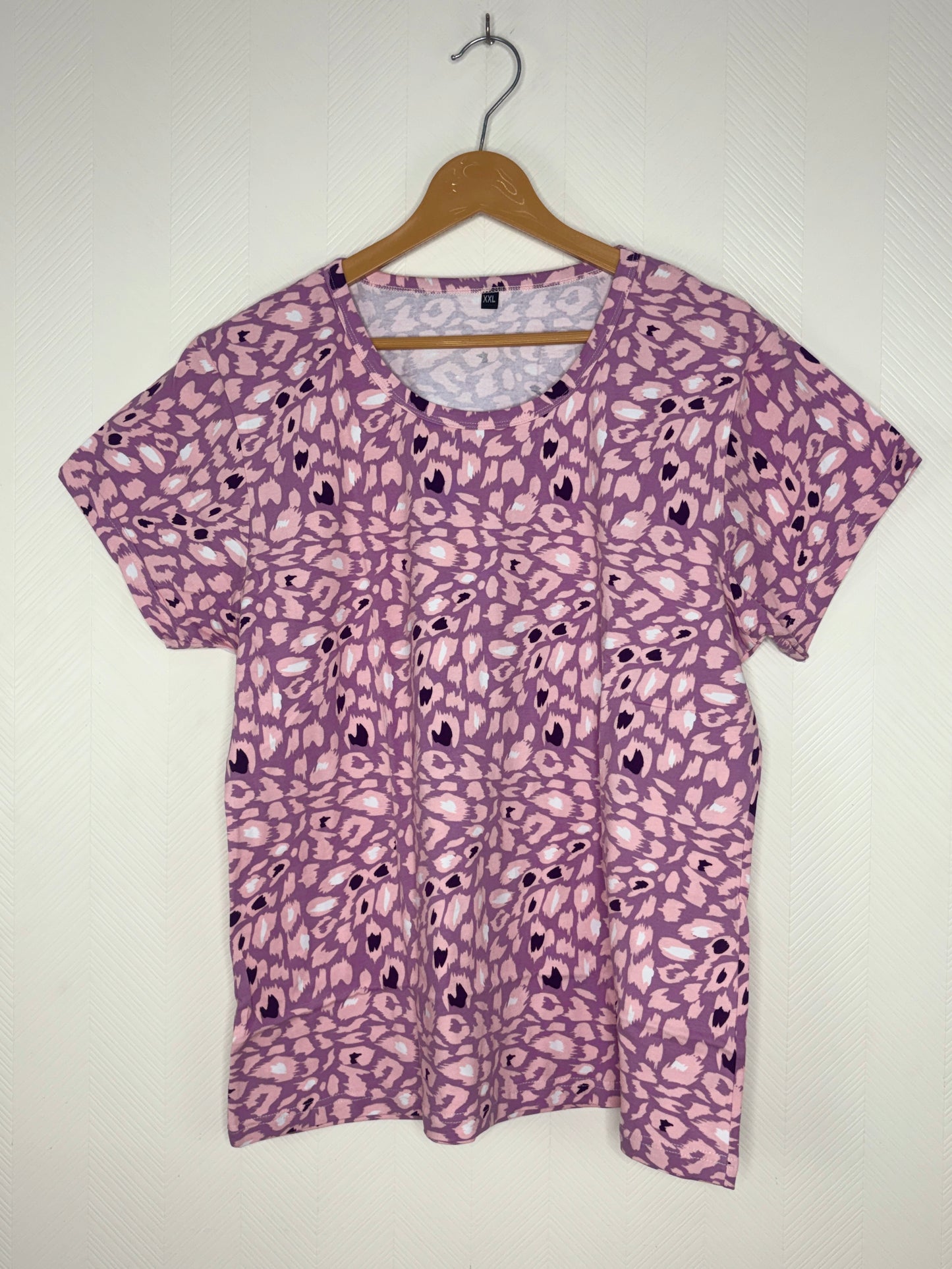 Lavender Abstract Animal Print Women's T-Shirt