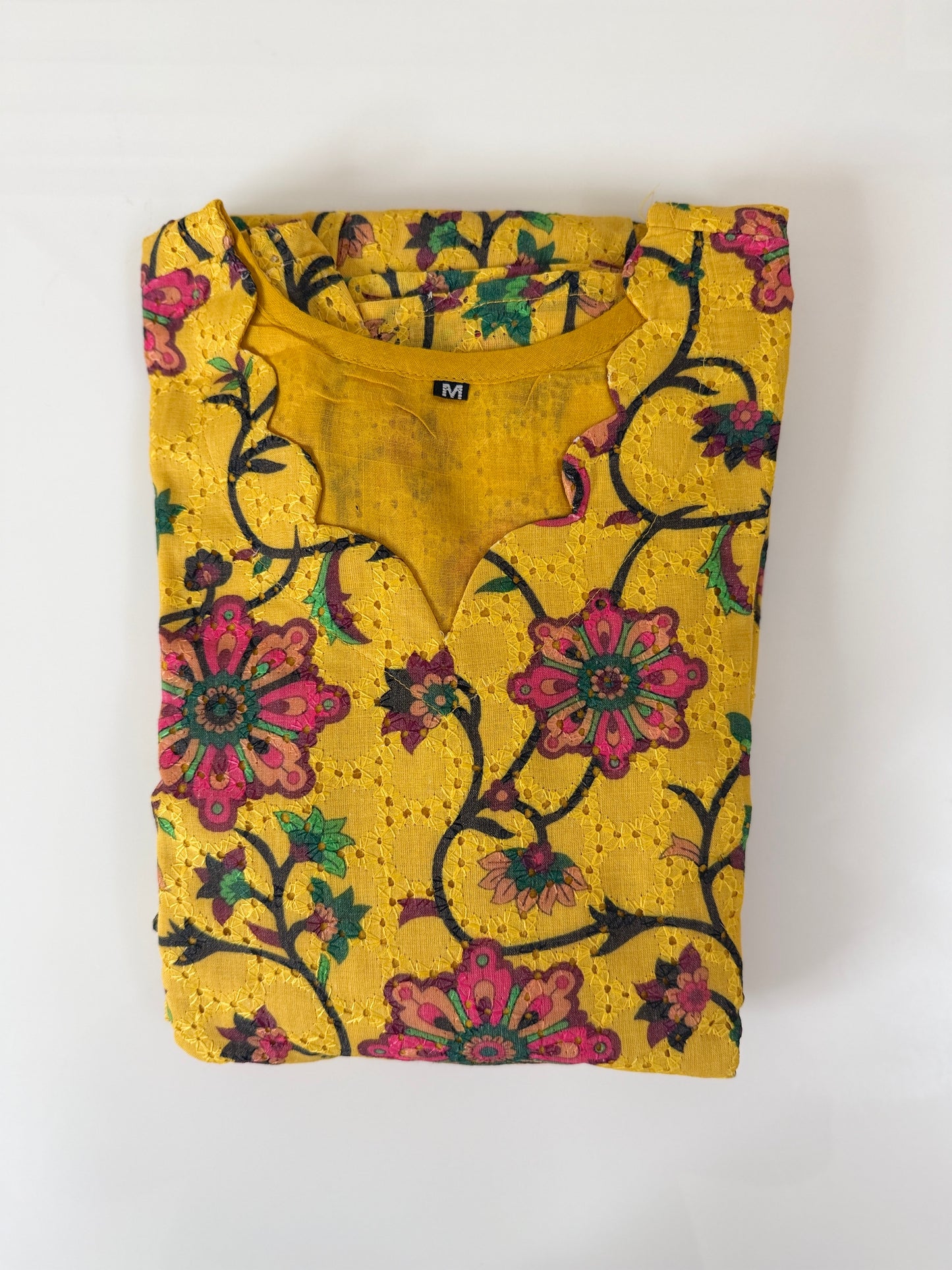 Mustard Floral Hakoba Non Feeding Maxi